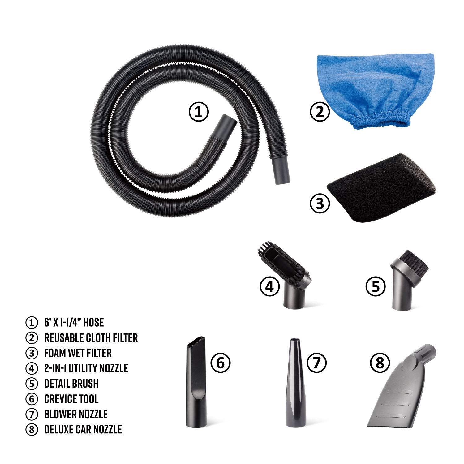 Armor All, Aa255 , 2.5 Gallon 2 Peak Hp Wet/Dry Utility Shop Vacuum , Orange