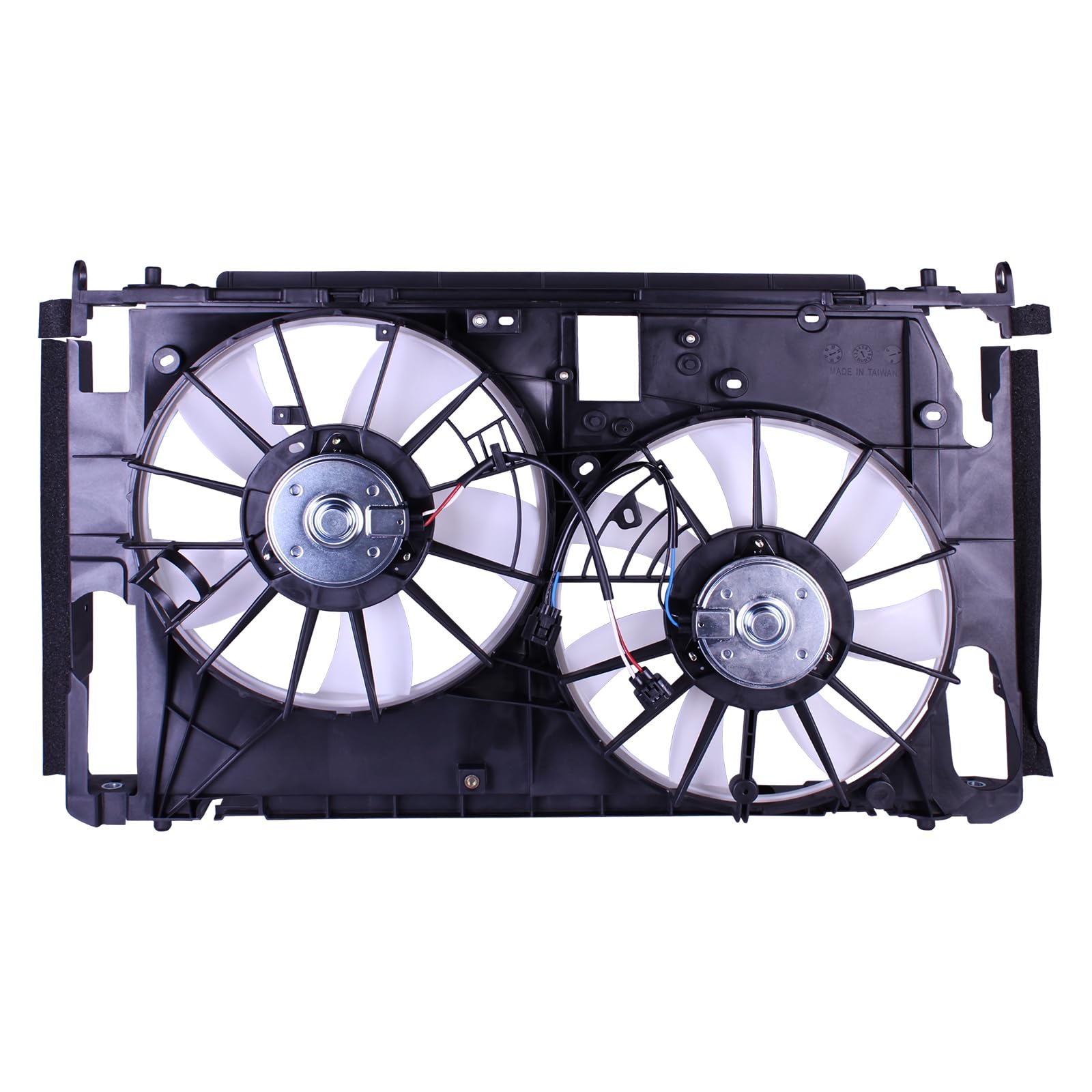 TYG Upgraded Cooling Fan Assembly for 2006-2012 Toyota RAV4 3.5L (Japan Built) | Racing-Level OE Replacement Engine Radiator for