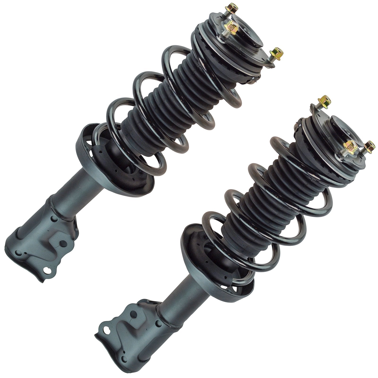 Trq Front Strut & Coil Spring Assembly Set Driver & Passenger Sides Compatible With 06-11 Honda Civic