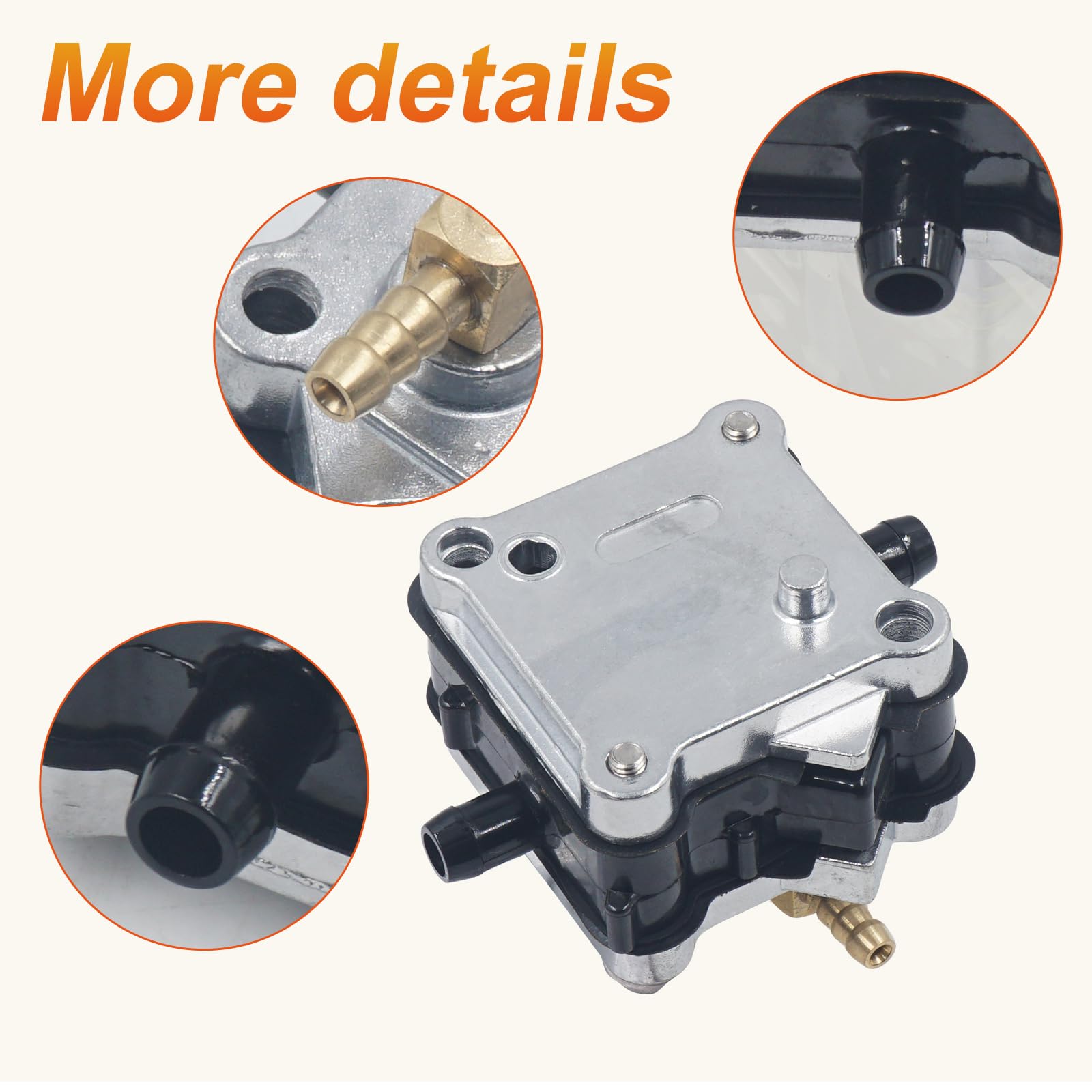 14360A78 Fuel Pump for Mercury Mariner Outboard 14360A71 14360A73 14360A16 14360A41 14360A43 14360A50, 2 Stroke 30 40 45 50 55 6