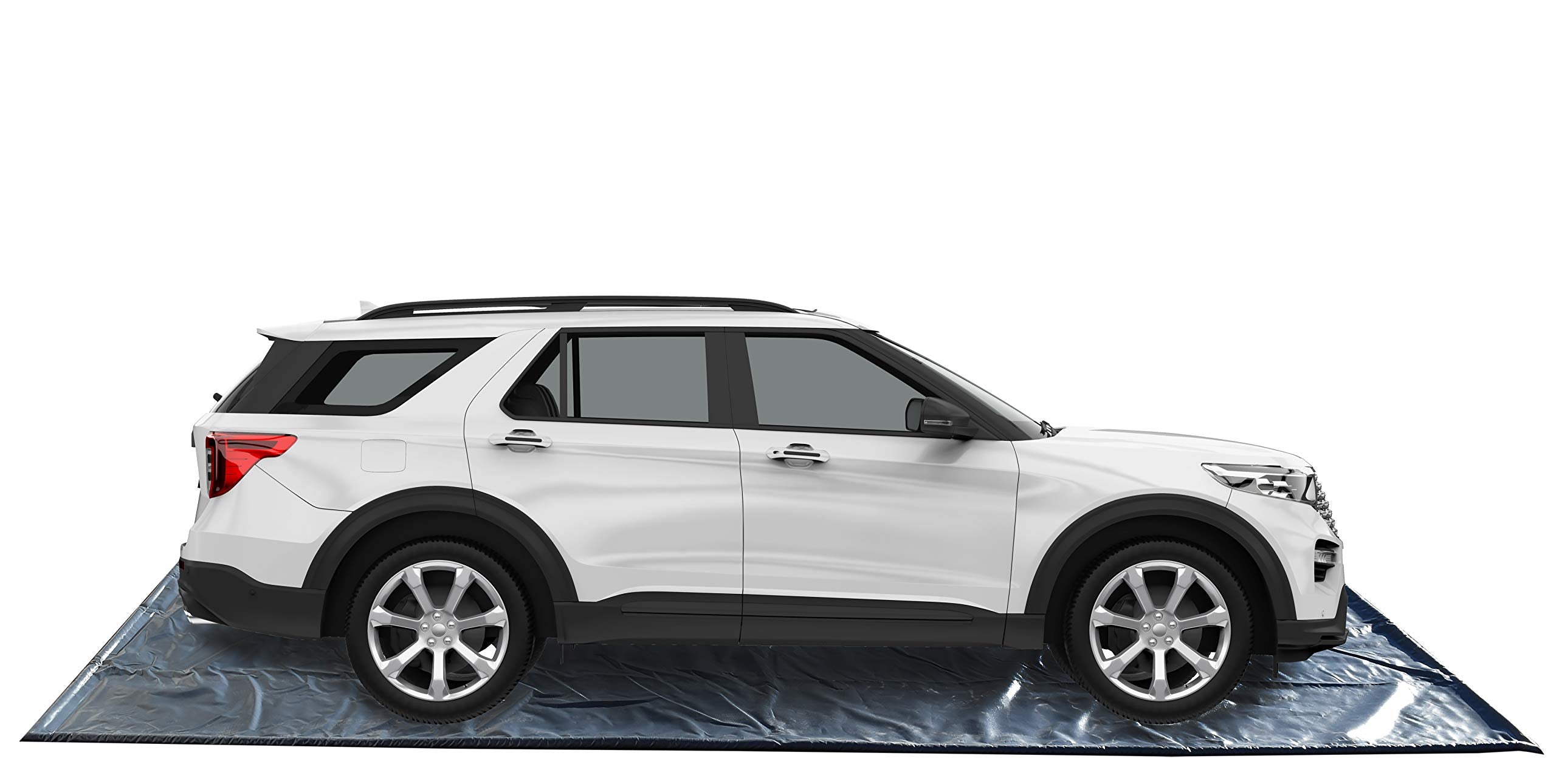 TruContain Containment Mat for Snow Ice Water and Mud -Garage Floor Mat (7'9''x18')