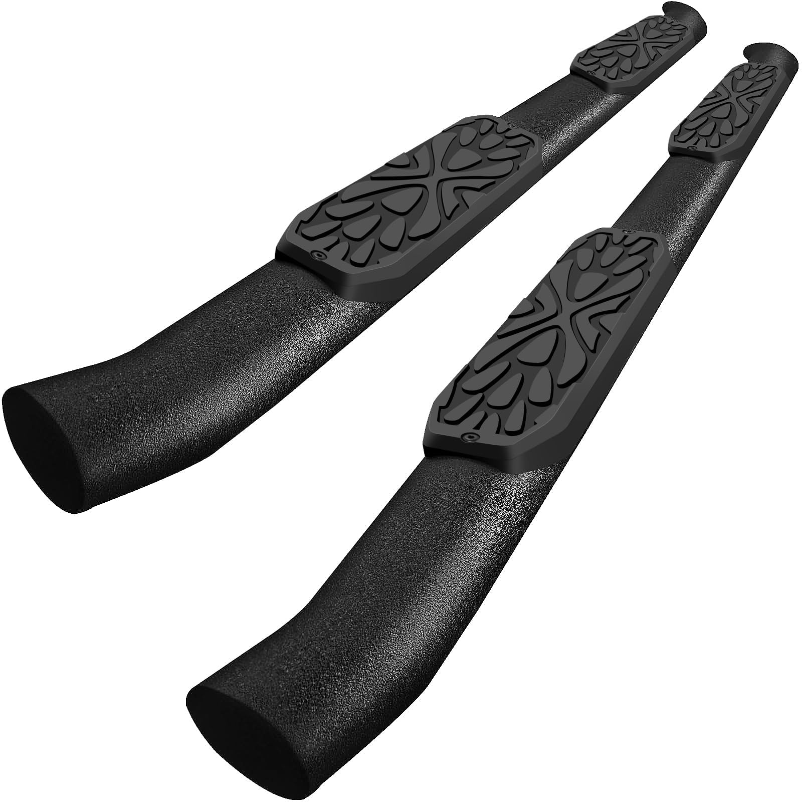 Othowe 3.5 Inches Oval Tube Bar Running Boards Compatible With 2009-2018 Dodge Ram 1500 Crew Cab, 2010-2024 Ram 2500 3500 Crew Cab. Dodge Side Steps And Carbon Steel Nerf Bars.