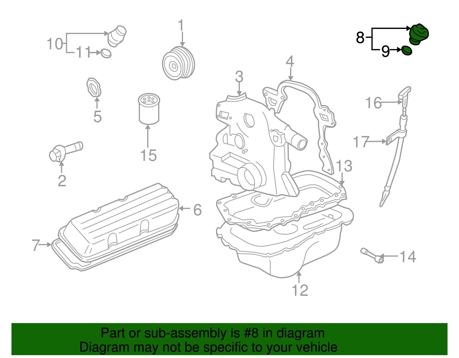 Acdelco Gm Original Equipment Fc208 Engine Oil Filler Cap , Black