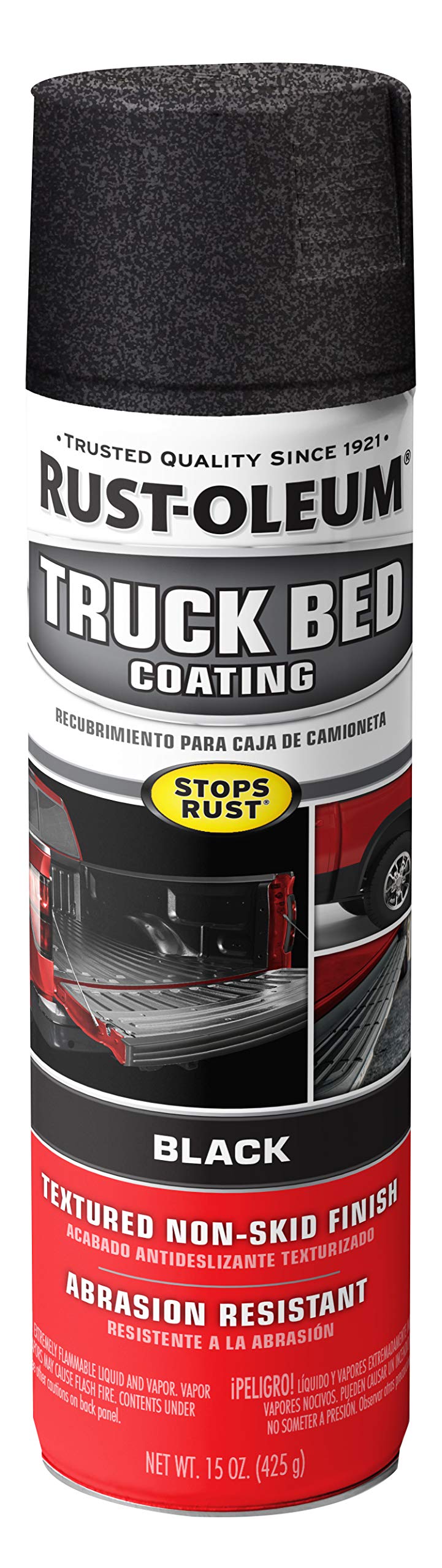 Rust-Oleum 248914 Truck Bed Coating Spray, 15 Oz, Black, 15 Ounce (Pack Of 1)