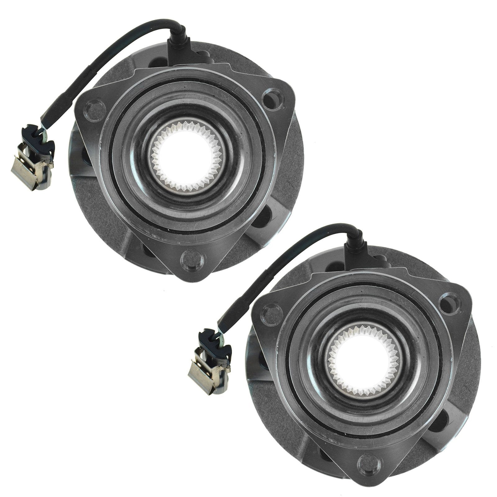 Trq Front Wheel Hub Bearings Assembly Set Compatible With 2005-2006 Chevrolet Equinox 2006 Pontiac Torrent 2002-2007 Saturn Vue