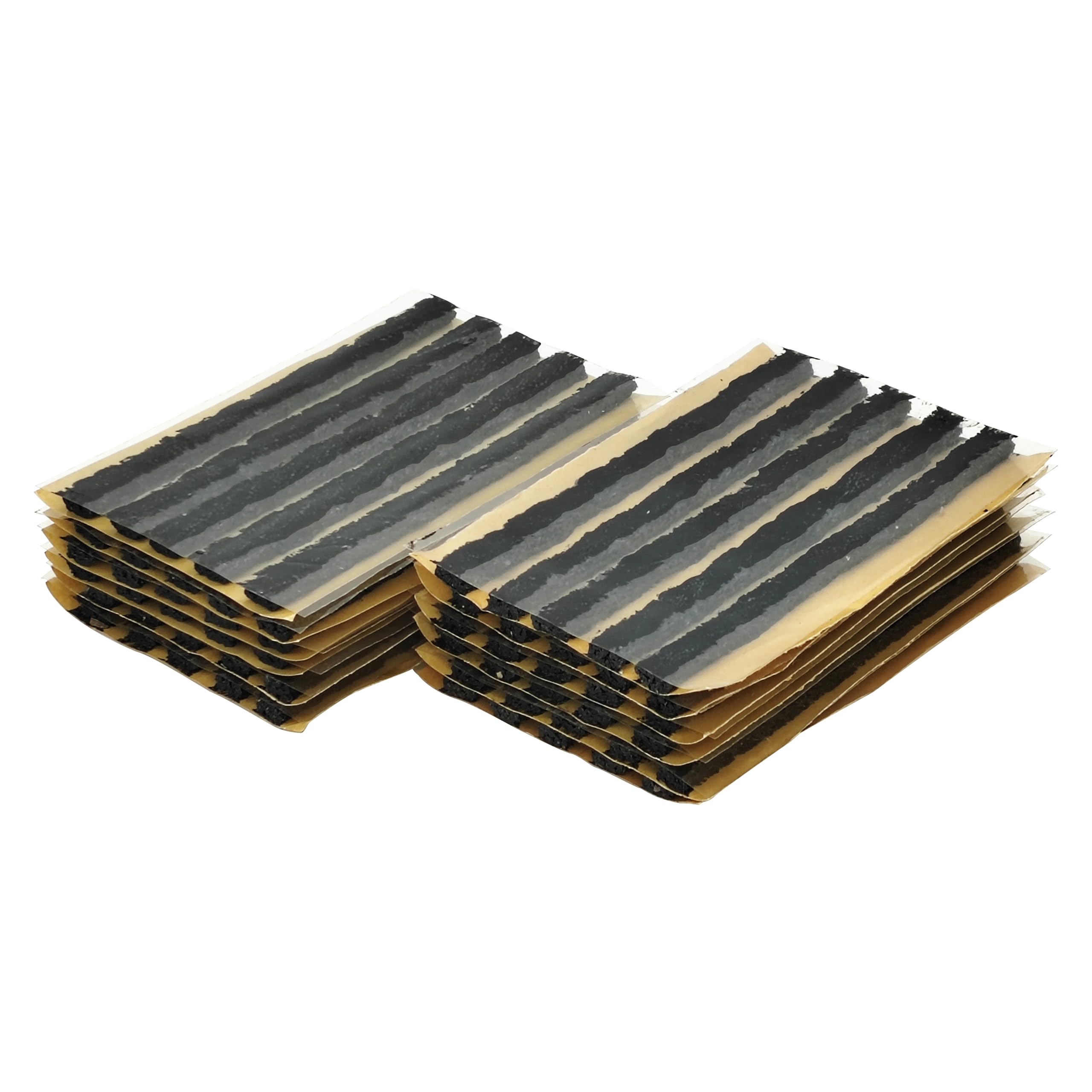 Zerint Ts-160D60 Tire Rubber Plug Strings (1/4'' X 4'' Black 60 Strips), 6 X 100 Mm Emergency Tubeless Tyre Repair Plugs For Fla