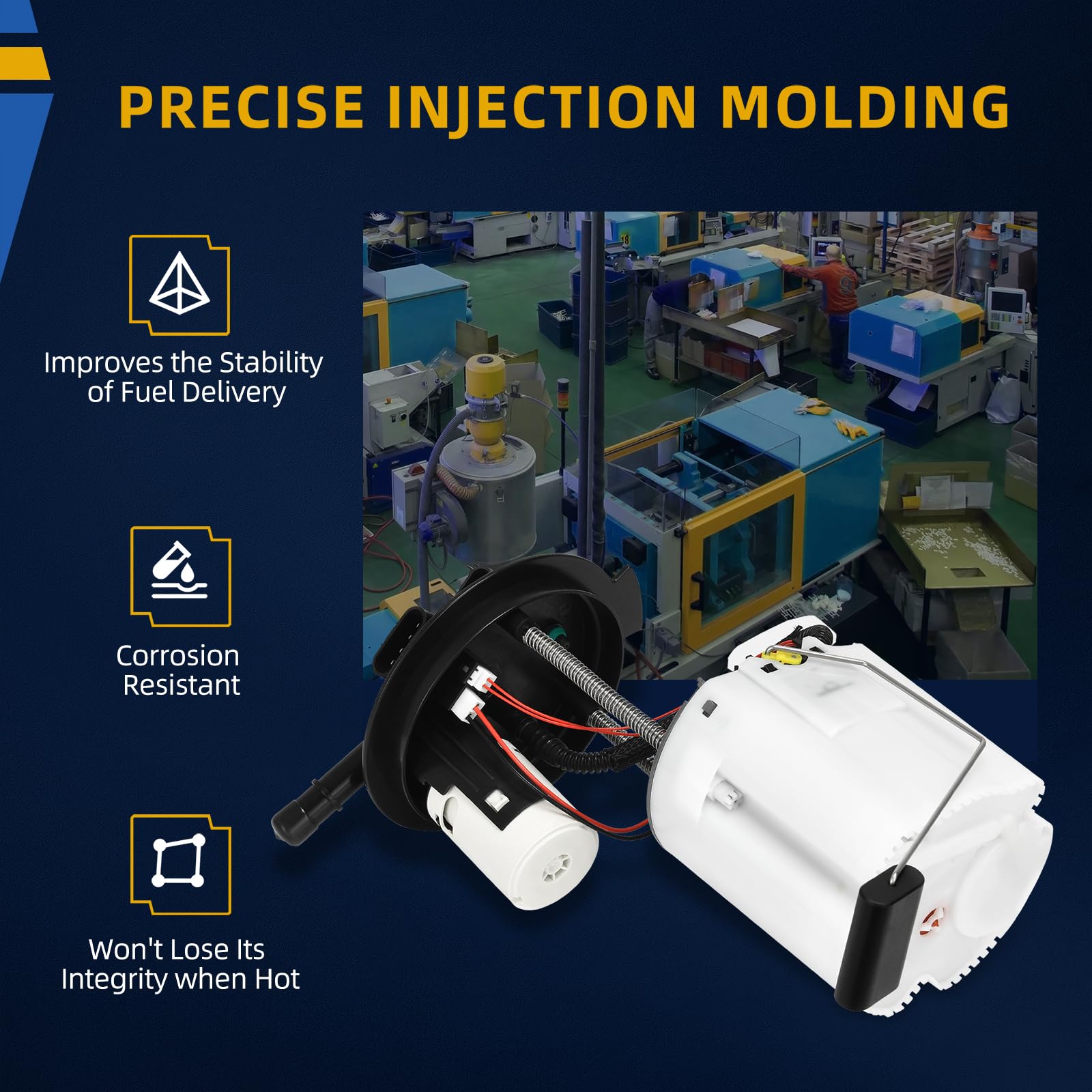 Dwvo Fuel Pump Compatible With Chevy Traverse & Buick Enclave 09-17, Gmc Acadia 09-16, Acadia Limited 17, Saturn Outlook 09-10 V