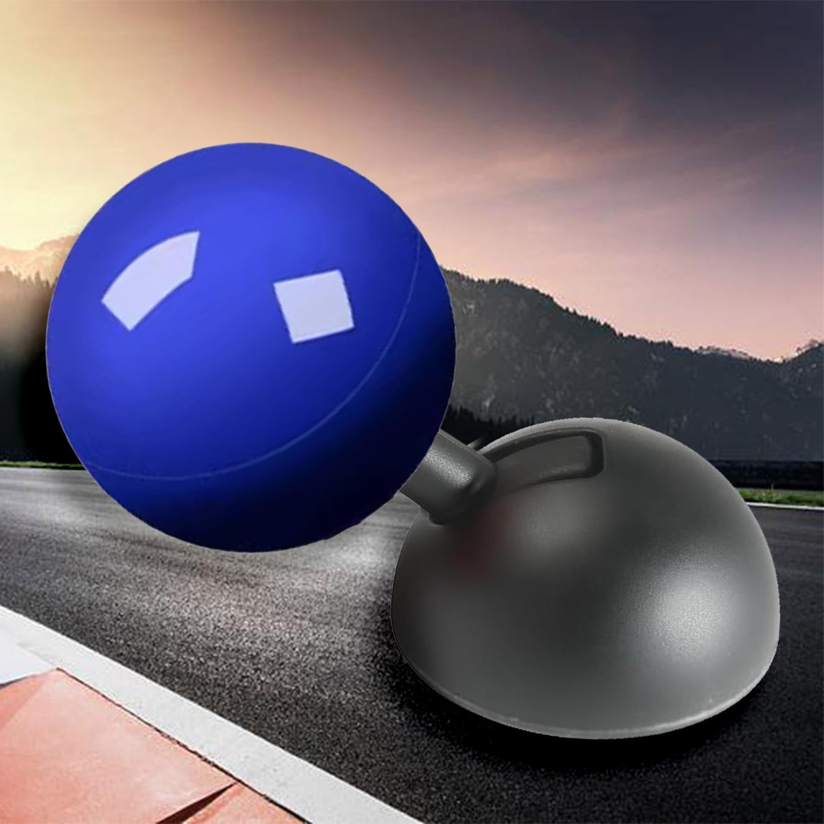Blue One-Touch Start Push-button Lever: Car One Button Start, Engine Stop/Joystick
