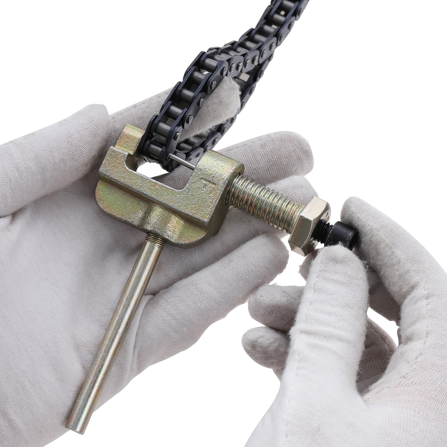 Kamier T8F Drive Chain 116 Link Breaker Heavy Duty For 43Cc 47Cc 49Cc 2-Stroke Pocket Rocket Bike Apc Mini Chopper 50Cc Ssr Sx50