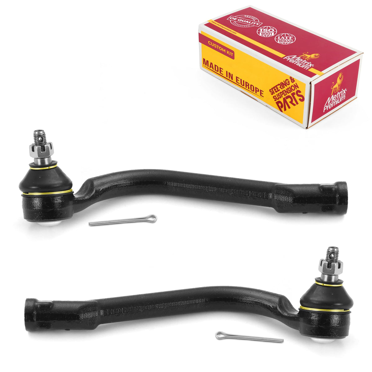 Metrix Premium Chassis Parts - Front Left & Right Outer Tie Rod End Kit Fits 12- WBCARB08P2D4Z5J