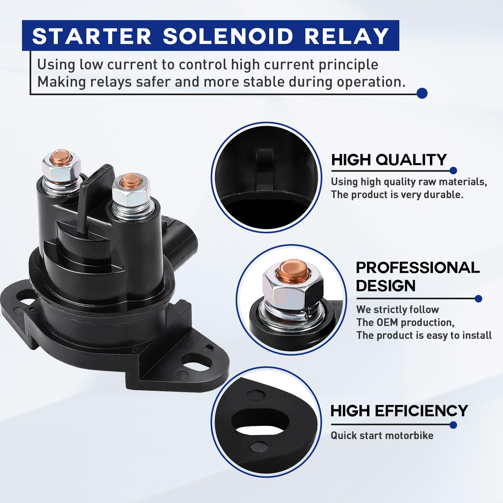 278001802 278003012 Starter Solenoid Relay For Can-Am Defender Hd5/8/10 500 800 1000 Maverick Max X3 1000R For Sea-Doo 3D Gs Gsi Gsx Gti Gtx Rx Rxp Rxt Sp Spi Spx Suv Xp Xp800 Challenger Explorer