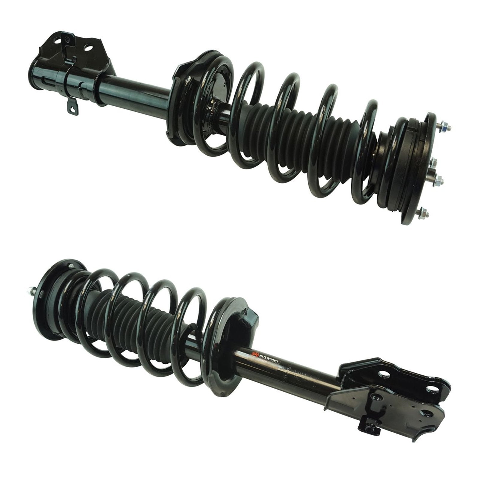 Trq Front Strut & Coil Spring Assembly Set Driver & Passenger Sides Compatible With 07-10 Ford Edge Lincoln Mkx