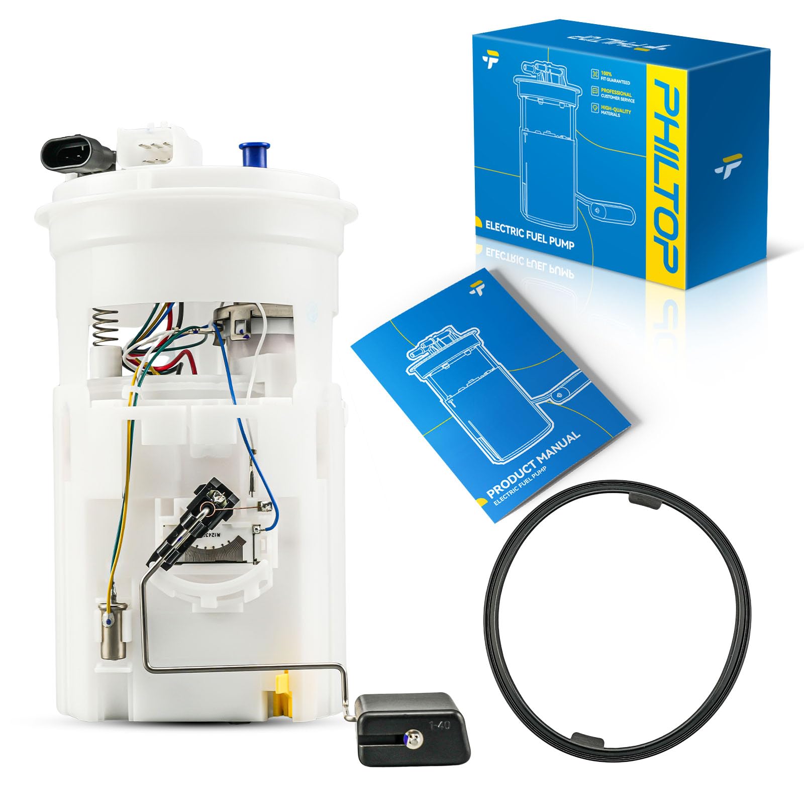 PHILTOP FG1309 Electric Fuel Pump Assembly Fit for Aveo 2009-2011, Aveo5 2009-2011, G3 2009-2010, Electric Fuel Pump Module Asse