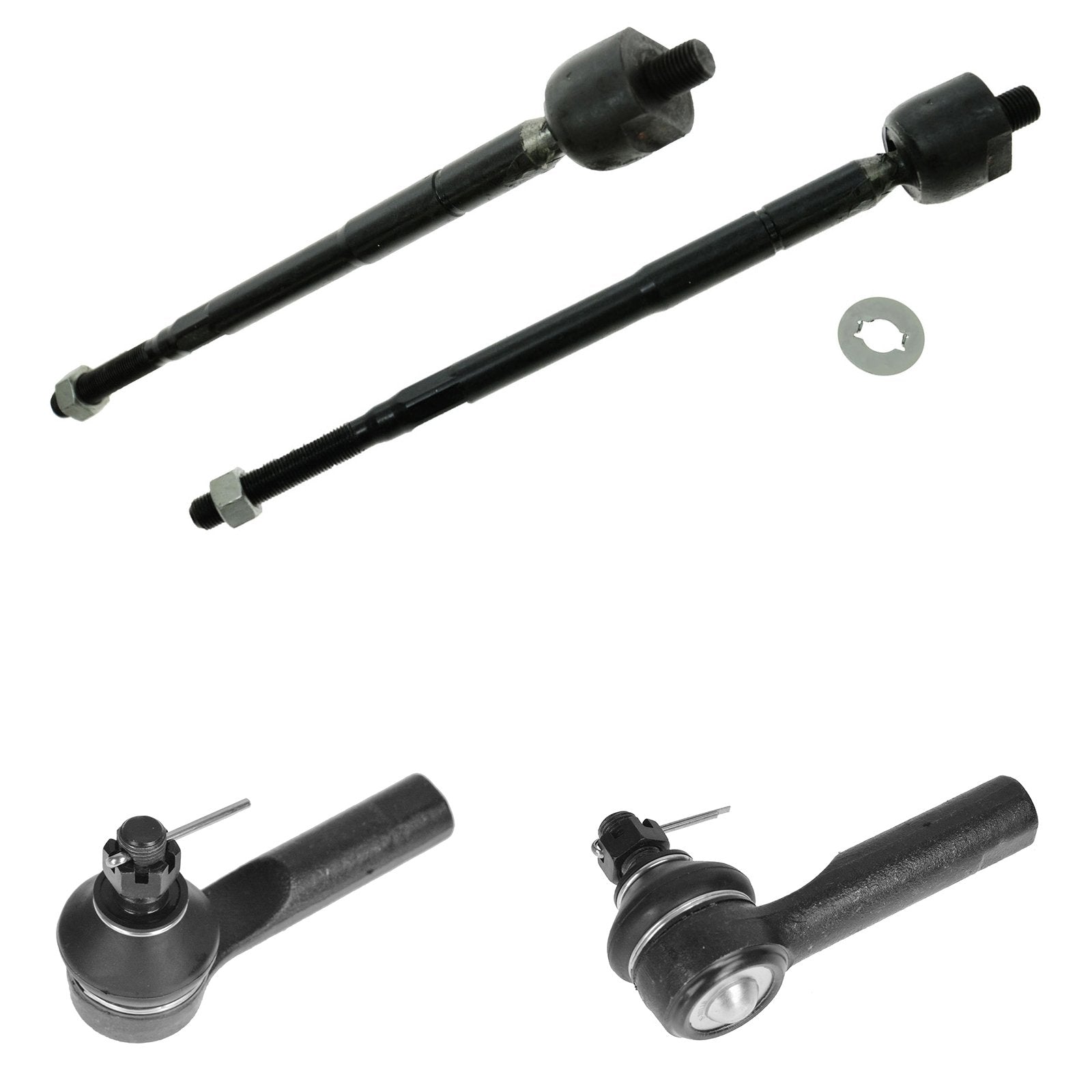 Trq Front Tie Rod Set Compatible With 1998-2001 Nissan Altima