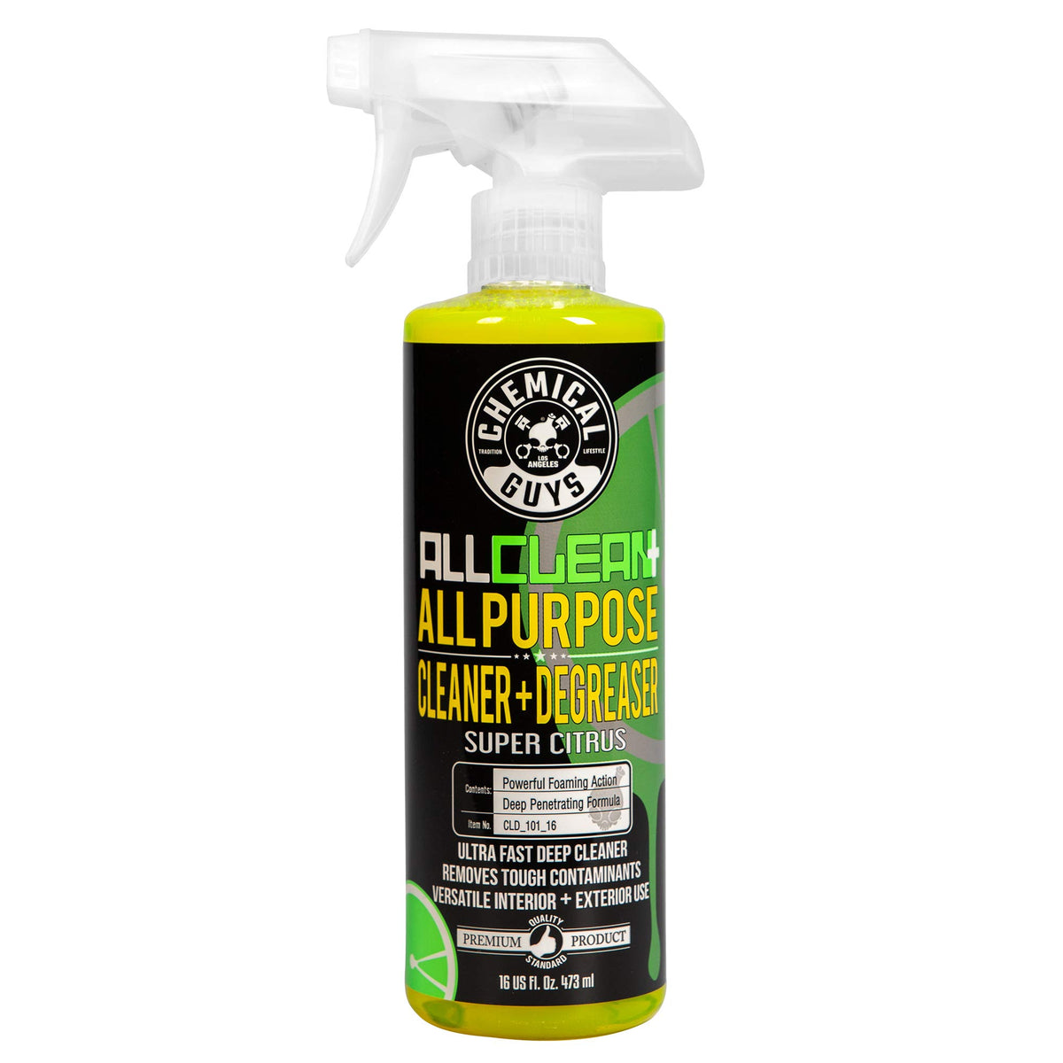 Chemical Guys Cld_101_16 All Clean+ Citrus Based All Purpose Super Cleaner, Safe For Cars, Trucks, Suvs, Motorcycles, Rvs & More