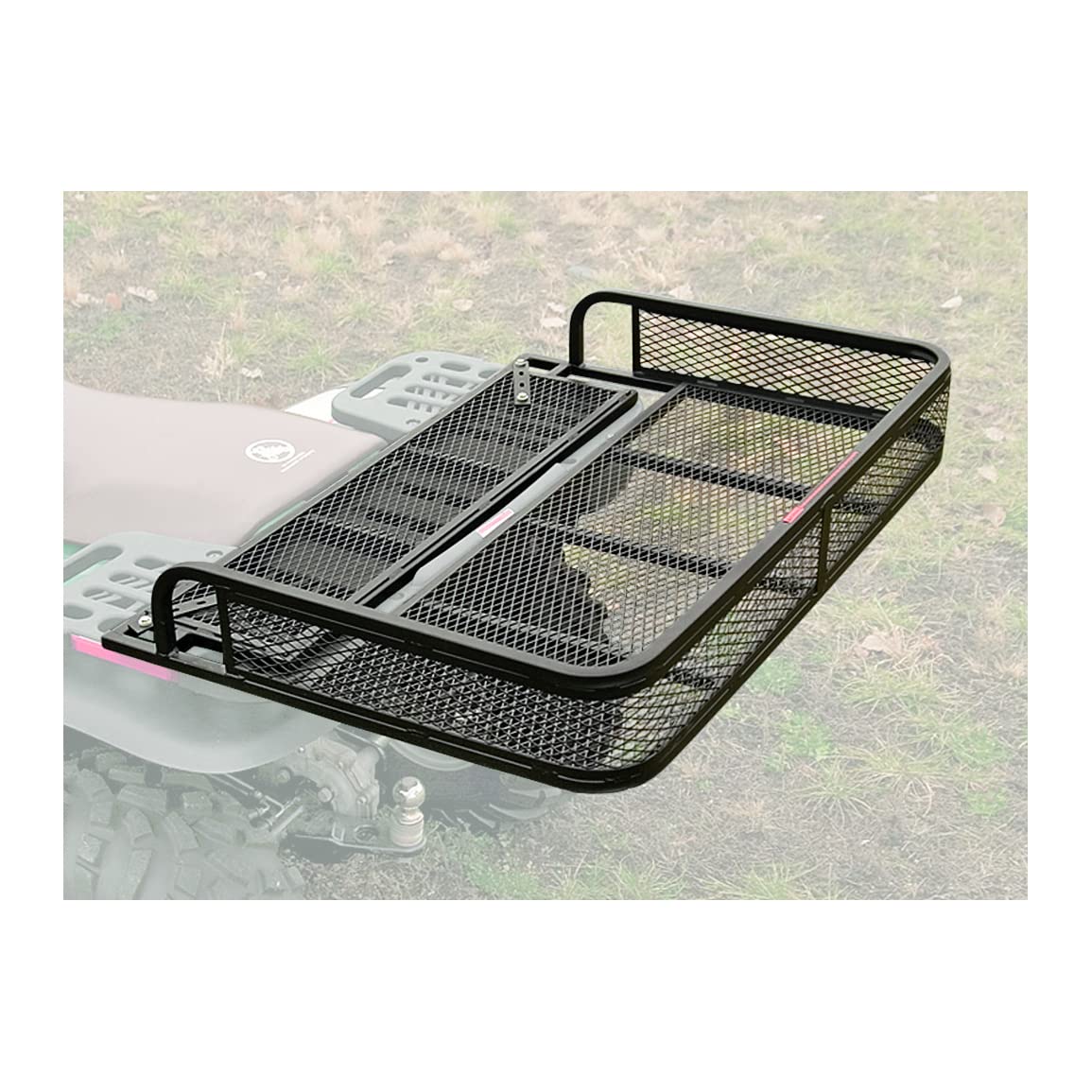 Guide Gear Universal ATV Front and Rear Cargo Basket Set, Luggage Carrier Racks, Heavy-Duty Steel Mesh, 2 Piece