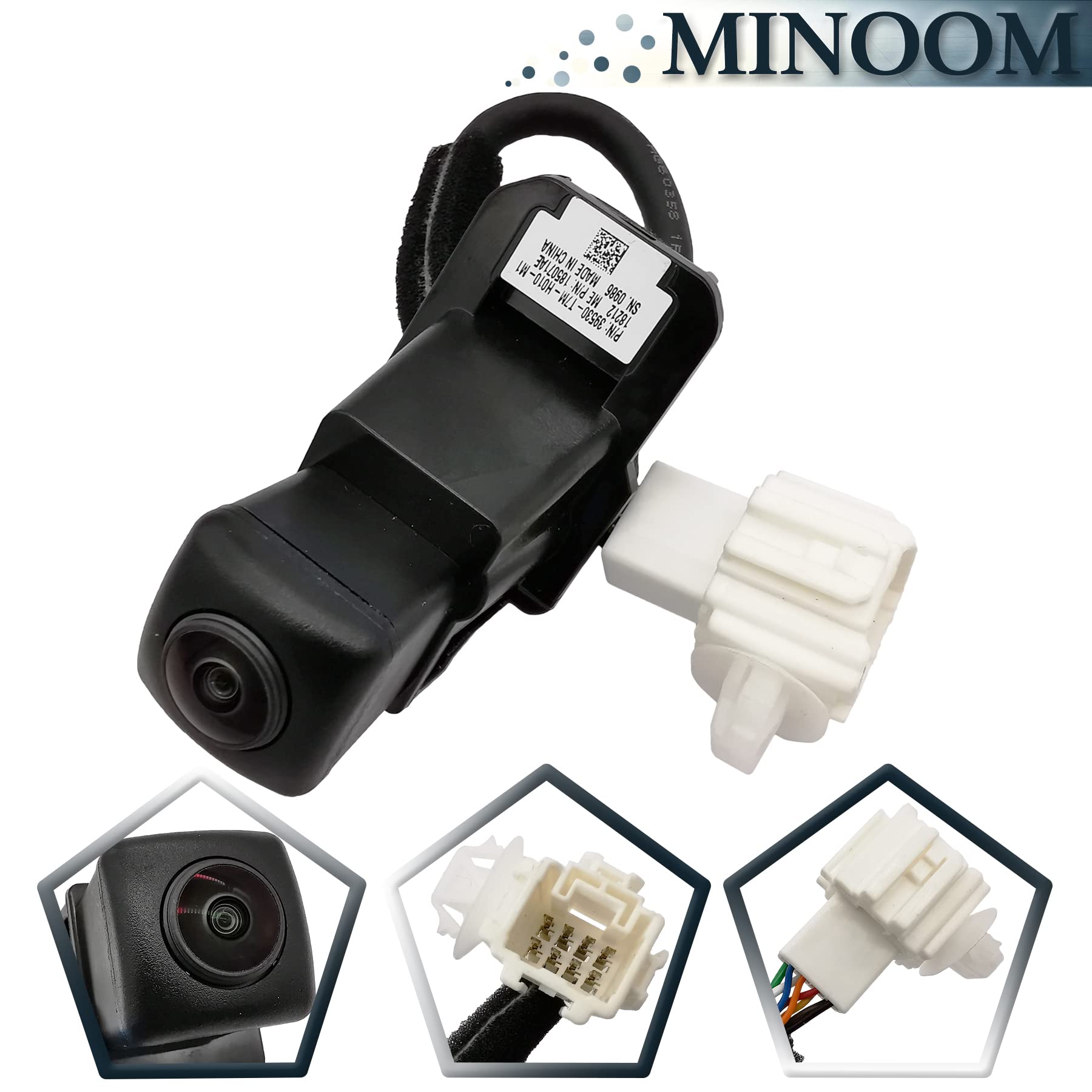 Minoom 39530-T7A-A01 Rear View Backup Parking Camera Compatible With Hond-A Hr-V 2017 2018 Part No.#39530T7Aa01?39530-T7A-A010-M