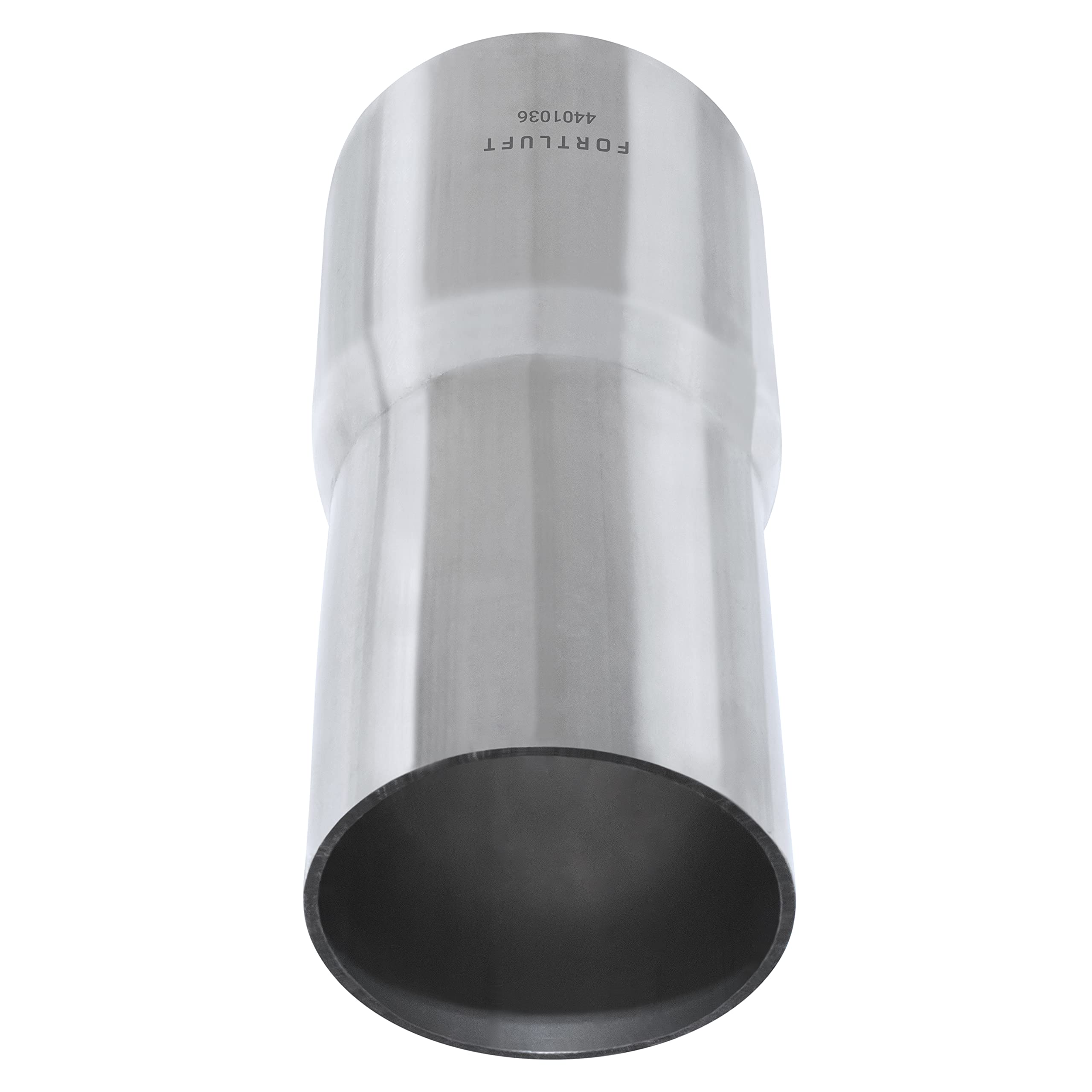 Fortluft Universal Mandrel Exhaust Bend Pipe & Elbow Stainless Steel (Adapter Pipe, 1.75''/45Mm - 2.00''/50.8Mm)