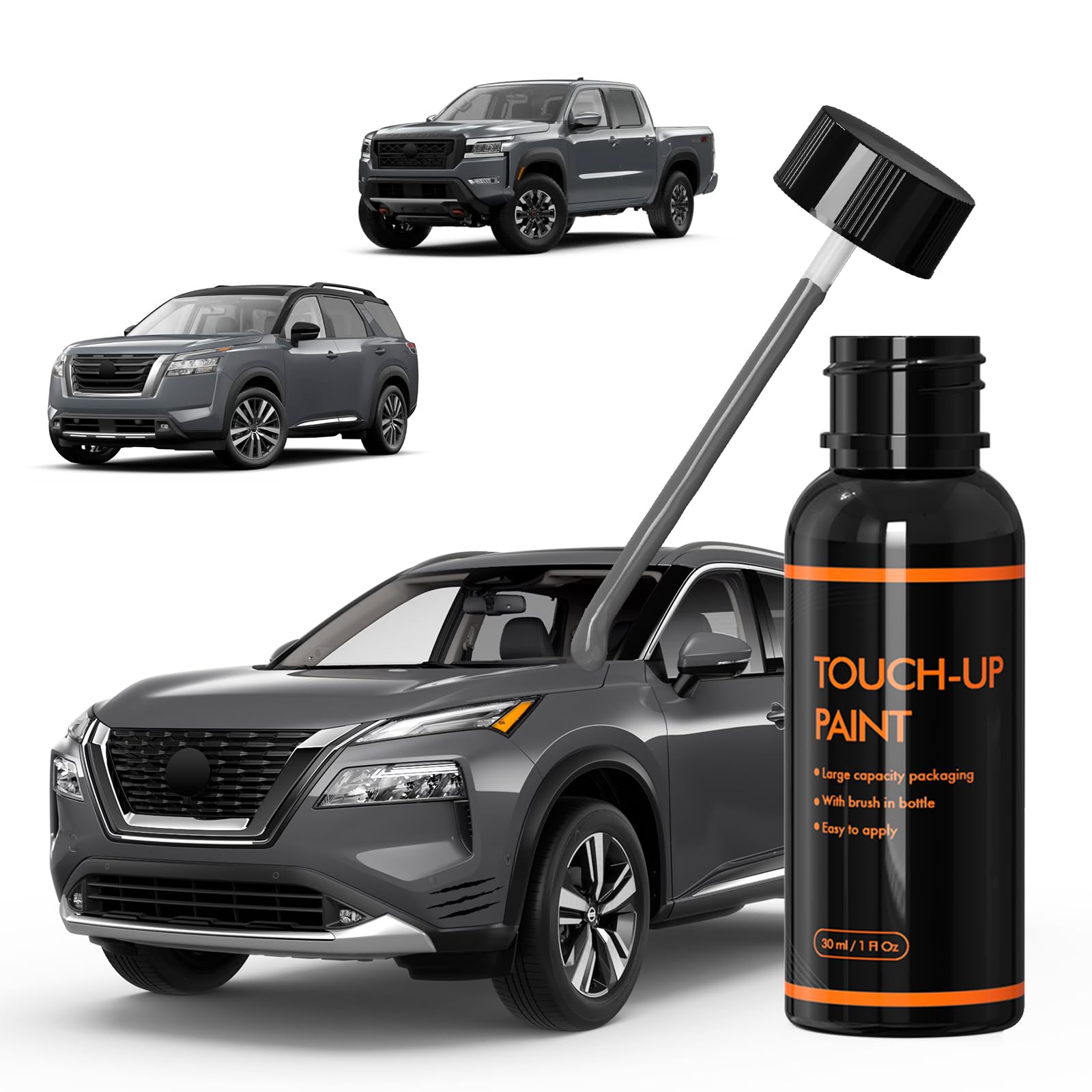 Xtryfun Kby Boulder Gray Touch Up Paint For Cars Compatible With Nissan, Diy Car Paint Scratch Repair Kit, Automotive Paint, Qui