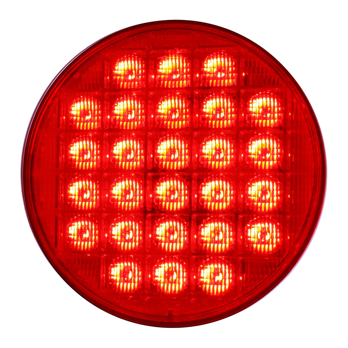Grand General 74892 Red 4'' Smart Dynamic Led Sealed Light