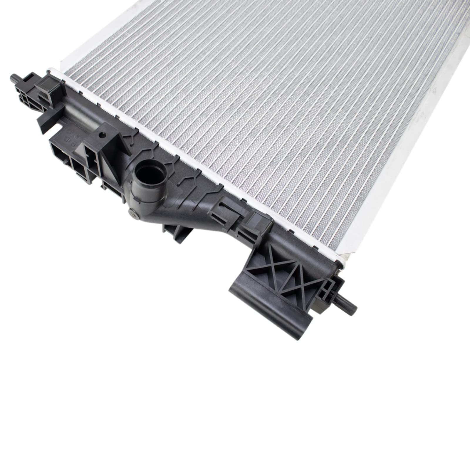 Trq Radiator Assembly Aluminum Core Compatible With 16-19 Buick Cascada 14-17 Chevrolet Cruze 16 Cruze Limited Cu13509