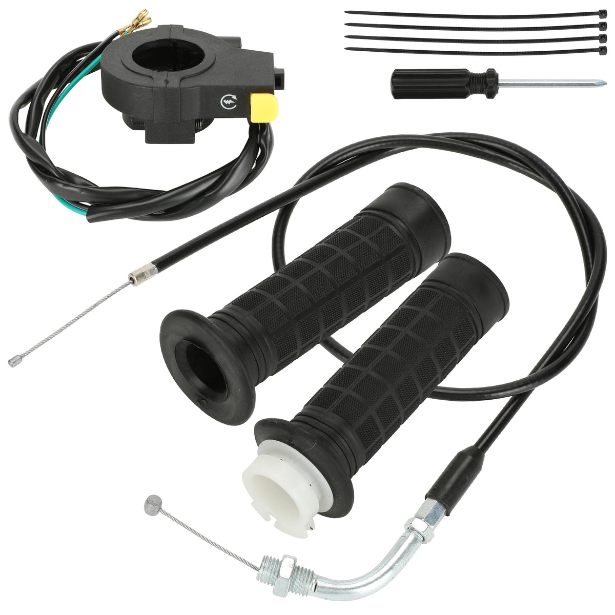 Yoxufa Throttle Cable Assembly Twist Throttle Handle Grip Kit For 2 Stroke Engin WBCARB0CP4PJMYT