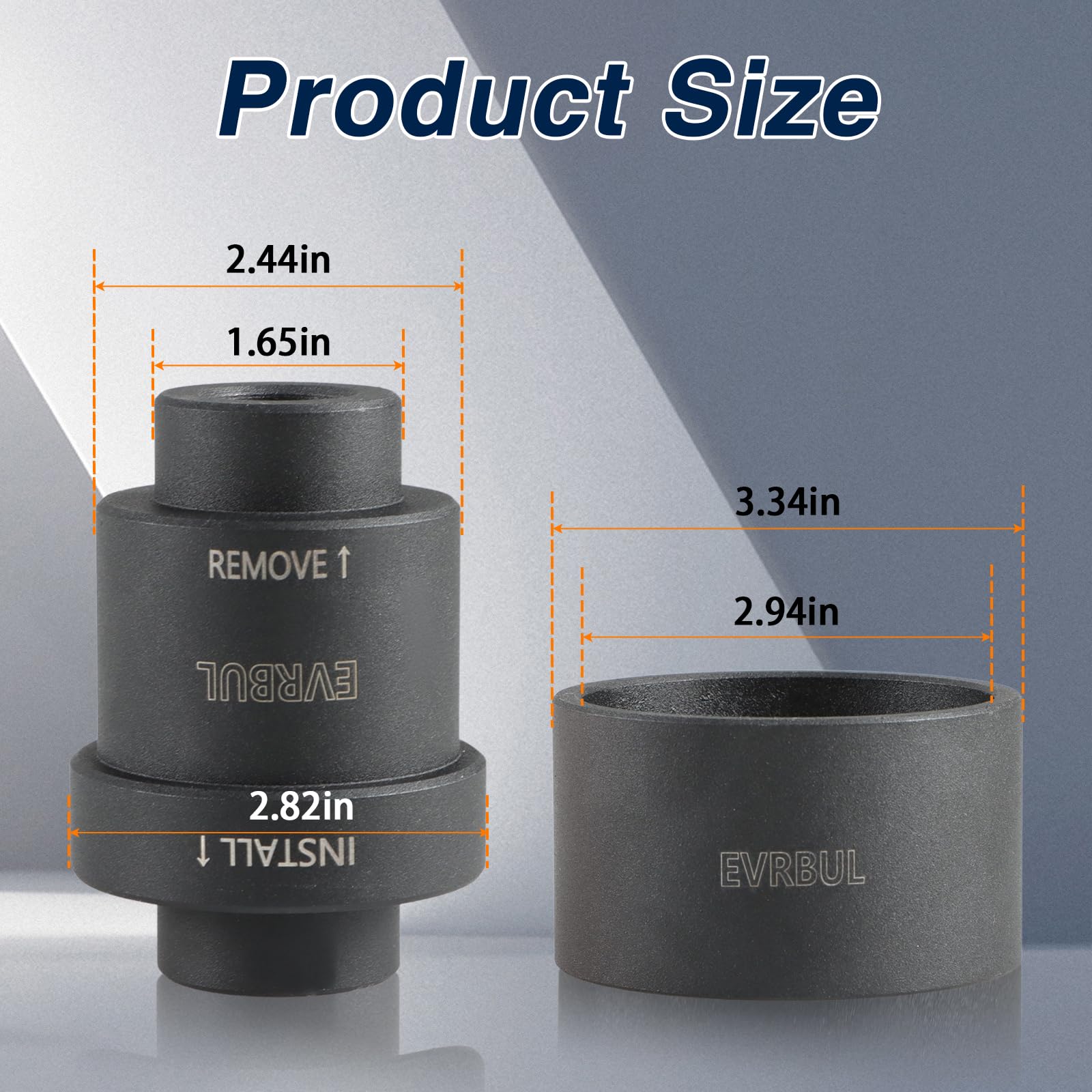 EVRBUL Upgraded Front/Rear Wheel Bearing Install and Removal Press Tool Kit Compatible with Polaris Sportsman XP 550 850 1000,Ra