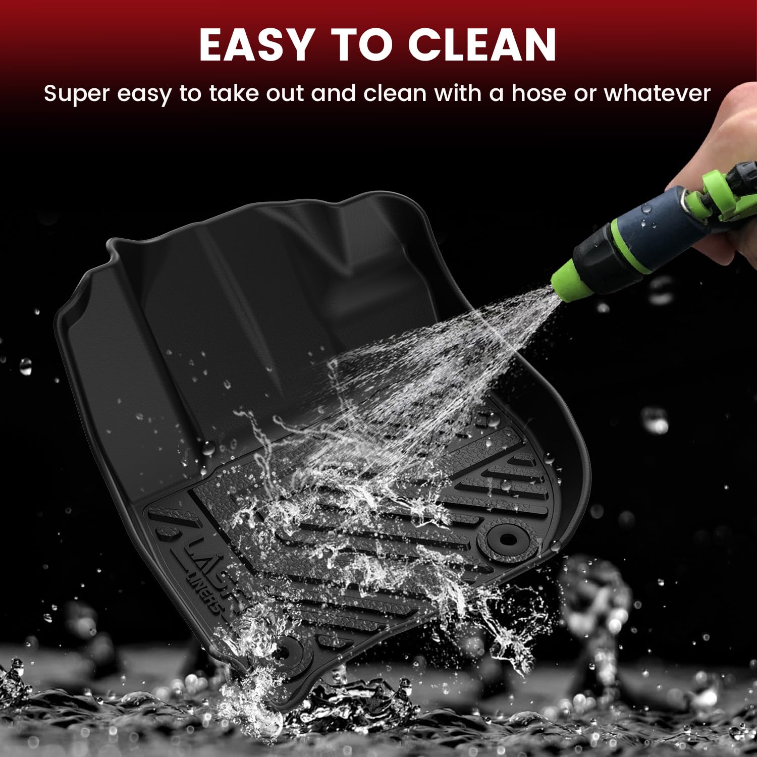 Lasfit Floor Mats For Honda Hrv 2016 2017 2018 2019 2020 2021 2022, All Weather Tpe Custom Fit Hr-V Floor Liner Accessories, 1St