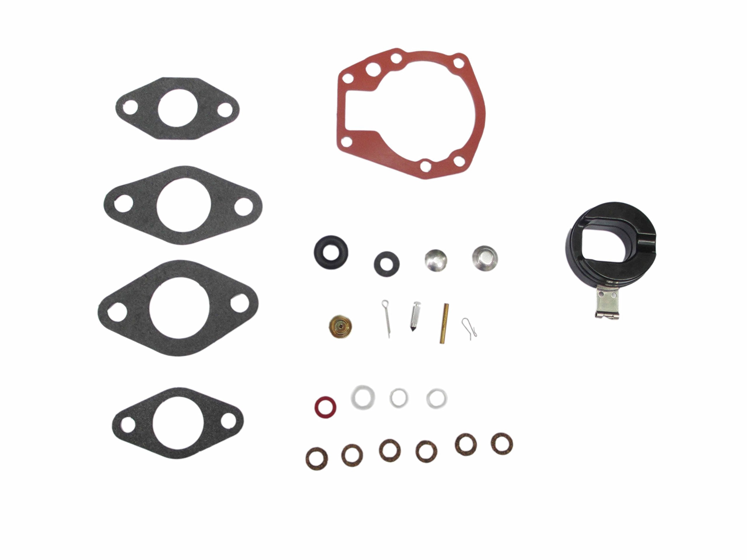 Carburetor Kit & Float For Johnson Evinrude 3 4 5 5.5 6 7.5 10 Hp 439071 383052