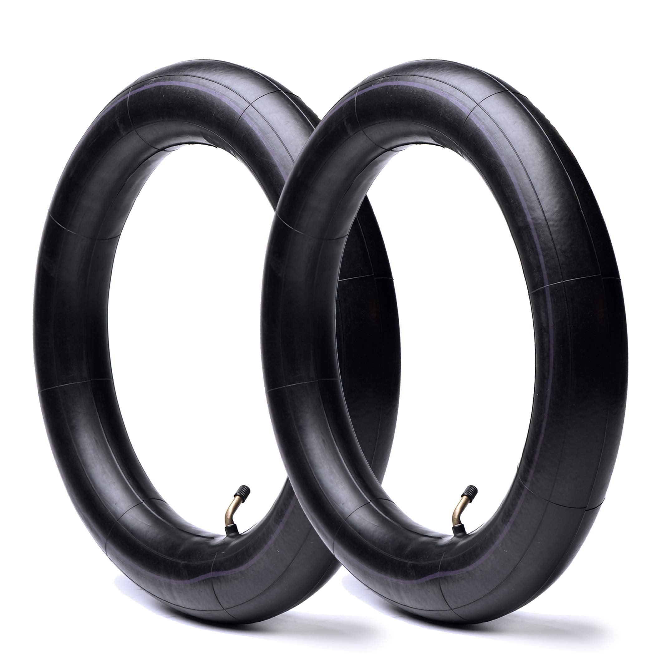 (2 Pack) Ar-Pro 3.00/3.50-12'' Exact Replacement Dirt Bike Inner Tubes With Tr87 Bent Valve Stem - Highly Compatible With Honda