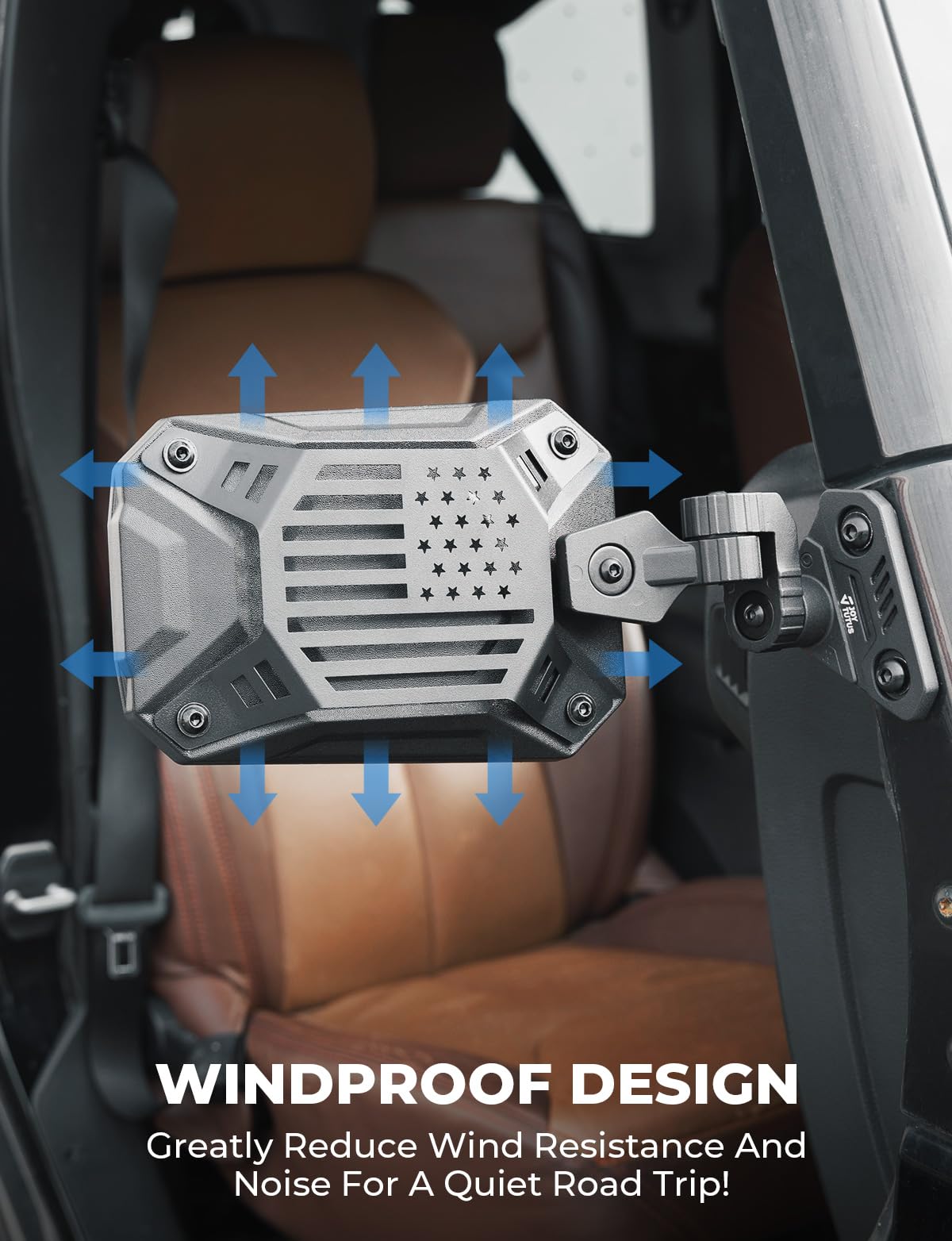 Joytutus Wrangler Mirrors Doors Off Compatible With Wrangler Tj Jk & Unlimited, Wrangler Jk Side Mirrors For Wrangler 1997-2018,