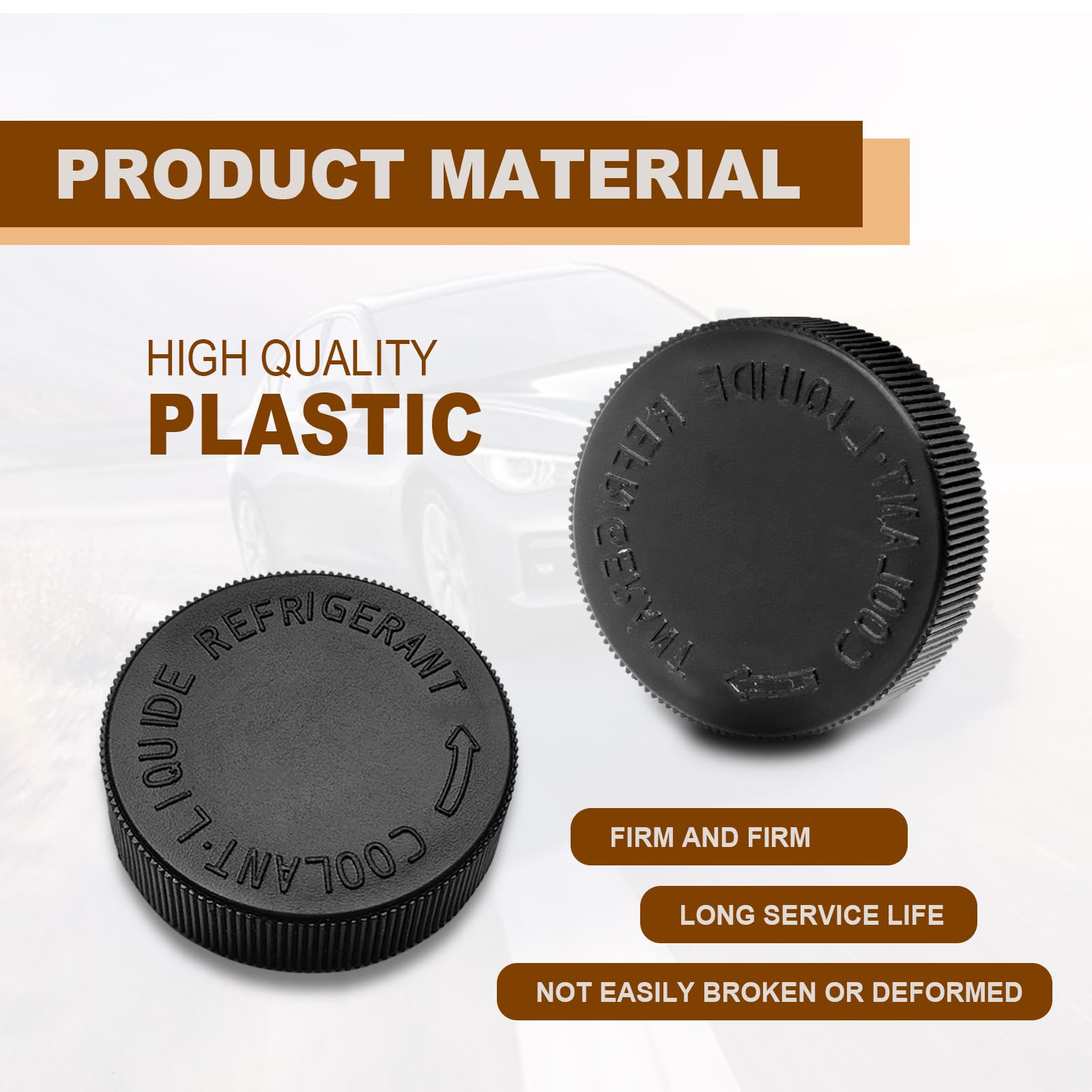 2Pcs Engine Radiator Coolant Water Tank Black Reservoir Cap, Compatible With Infiniti Nissan Renault, Oem# 21712-79900