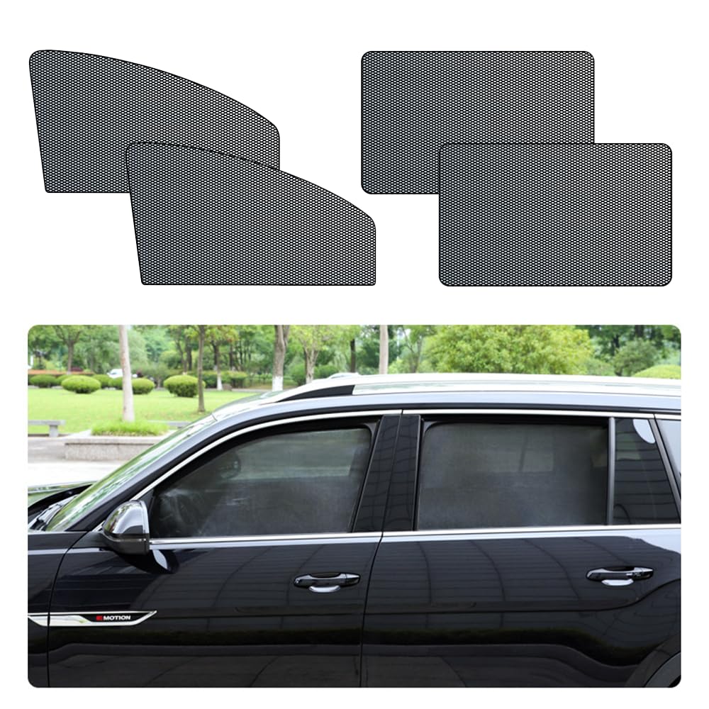 Sun Protection Car Window Shades with Magnets,Upgrade Car Privacy Shades,Auto Interior Accessories Window Heat Insulation for Ba
