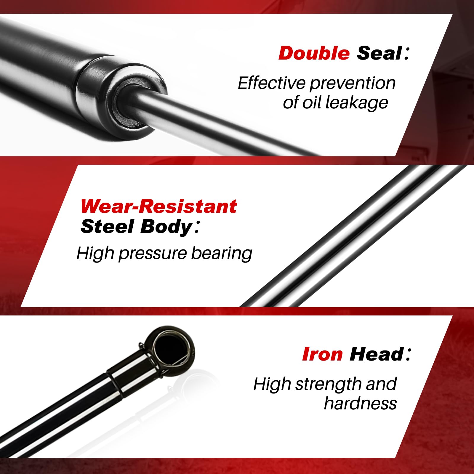 Iaqwe 28Inch 400Lb/1779N Gas Struts Spring Lift Support Shocks For Heavy Duty Tonneau Cover Trailer Are Truck Cap Murphy Bed Rv