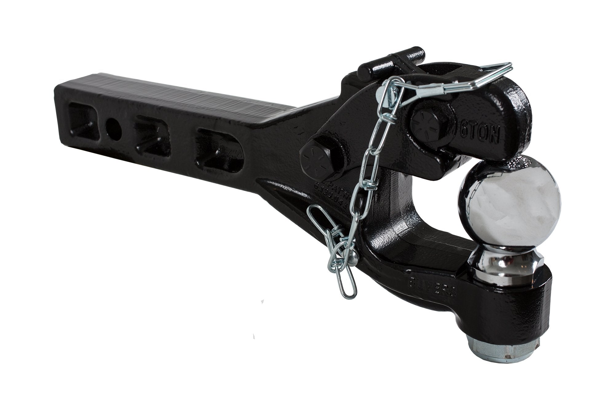 Buyers Products RM62516 6-Ton Receiver Mount Hitch, 2-5/16" Ball, Alloy Steel, Black