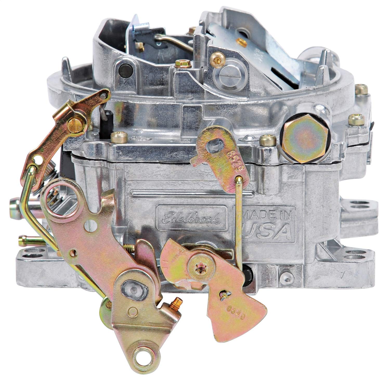 Edelbrock 1905 Avs2 Series Carburetor 650 Cfm Square Flange Non-Egr Manual Choke Satin Avs2 Series Carburetor