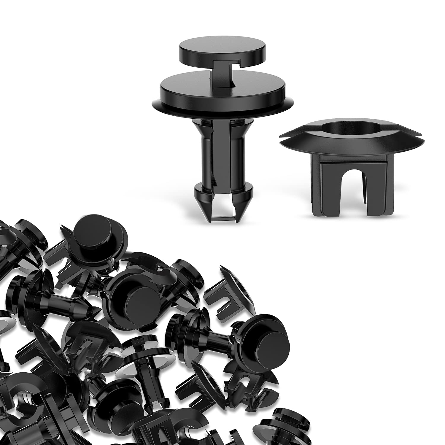 Frokom 30Pcs Retainers Clips Bumper Grill Fender Rivets,15 Sets Replacement For Chevrolet Silverado/Chevy Avalanche/Colorado/Tah