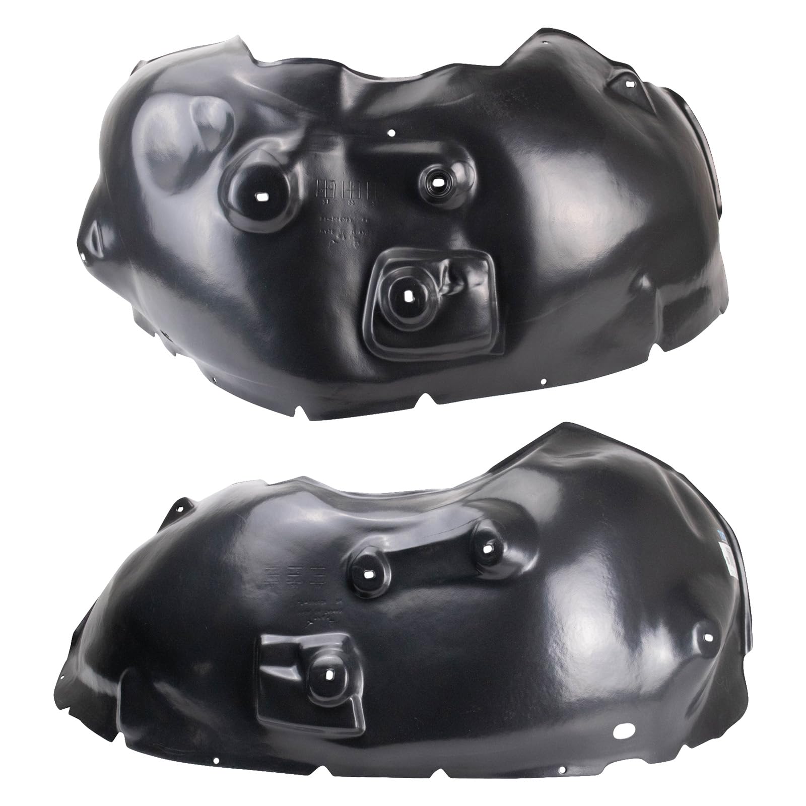 Trq Front Inner Fender Liner Set Compatible With 2006-2008 Dodge Ram 1500 2006-2009 Ram 2500 2002-2009 Ram 3500 Ch1248130 Ch1249