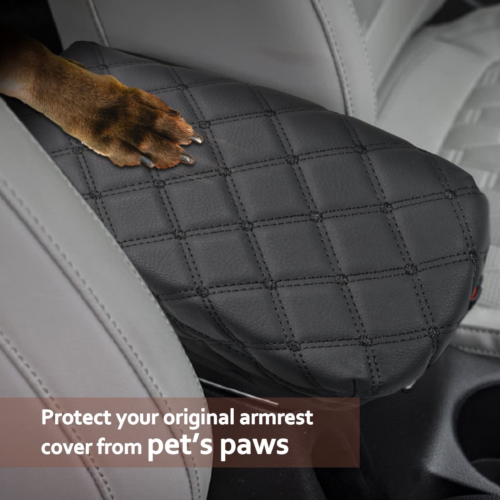 Sktu For 2021 2022 2023 2024 2025 Kia Seltos Armrest Cover 2023 2024 2025 Seltos Accessories Central Console Armrest Pad 2024 20