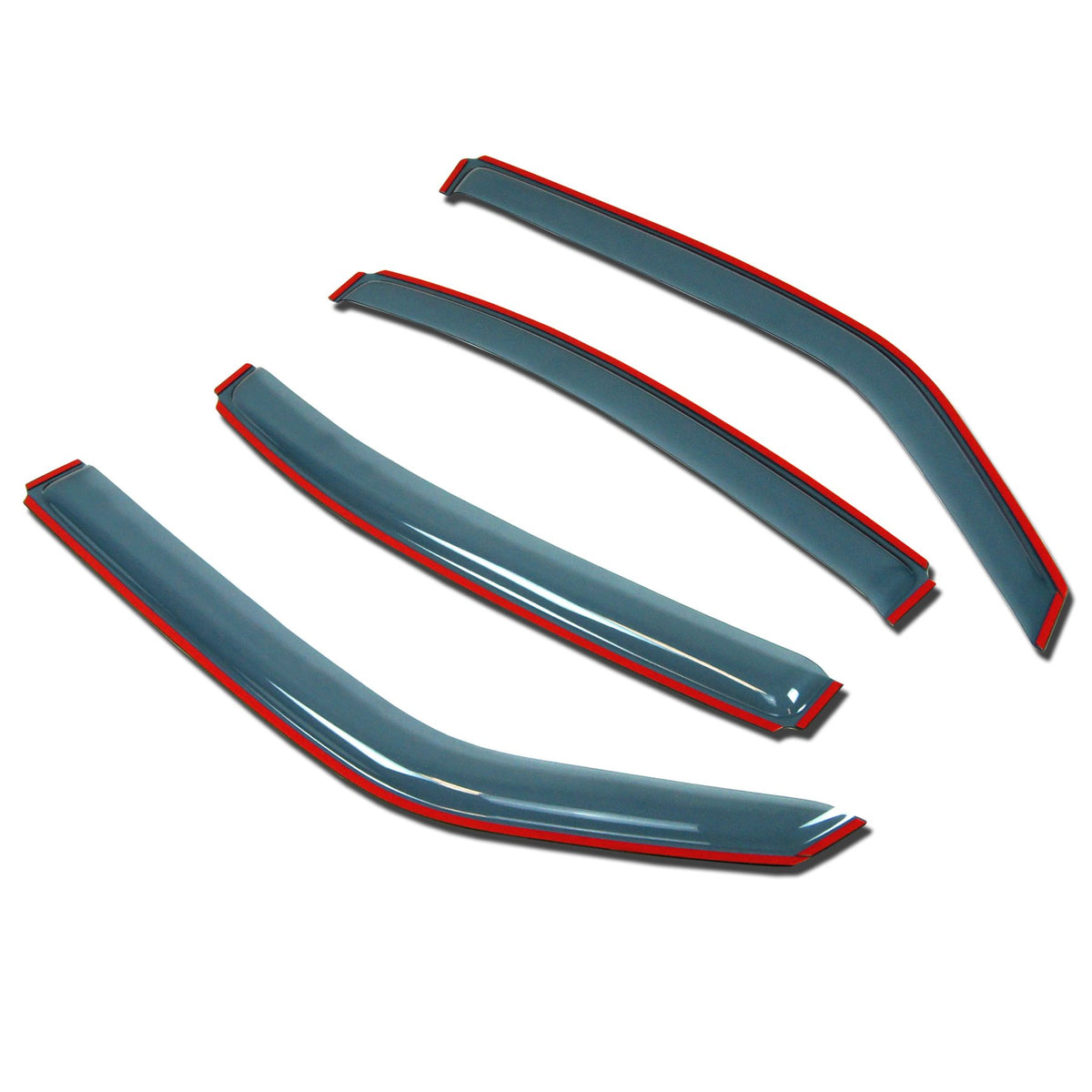 Tuningpros In-Channel Window Vent Visors Rain Guards Compatible With Dodge Dakota Quad Cab/Extended Cab 2000-2004 | Side Window