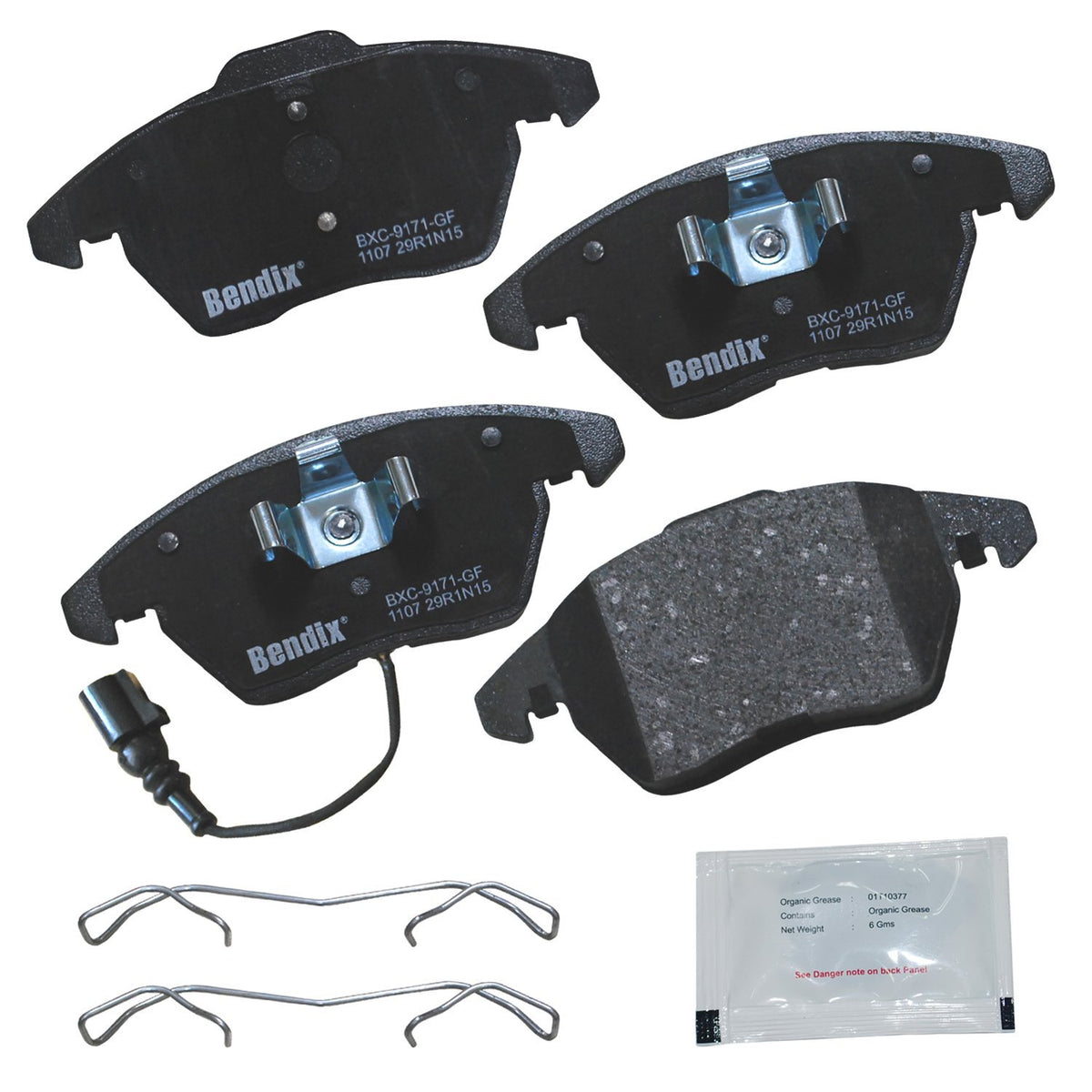 Bendix Priority1 Cfc1107 Front Brake Pads For Audi A1,A3,Quattro,S3,Tt,Peugeot 308,3008,Altea,Xl,Freetrack,Ibiza,Leon,Toledo,Vol