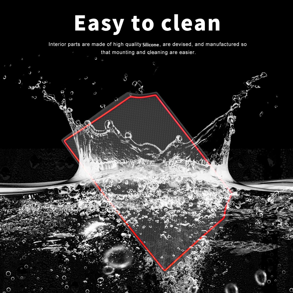 Auovo Dashboard Mats Compatible With Subaru Crosstrek Accessories 2012-2017 Forester 2014-2018 Xv Impreza 2012-2016 Car Interior