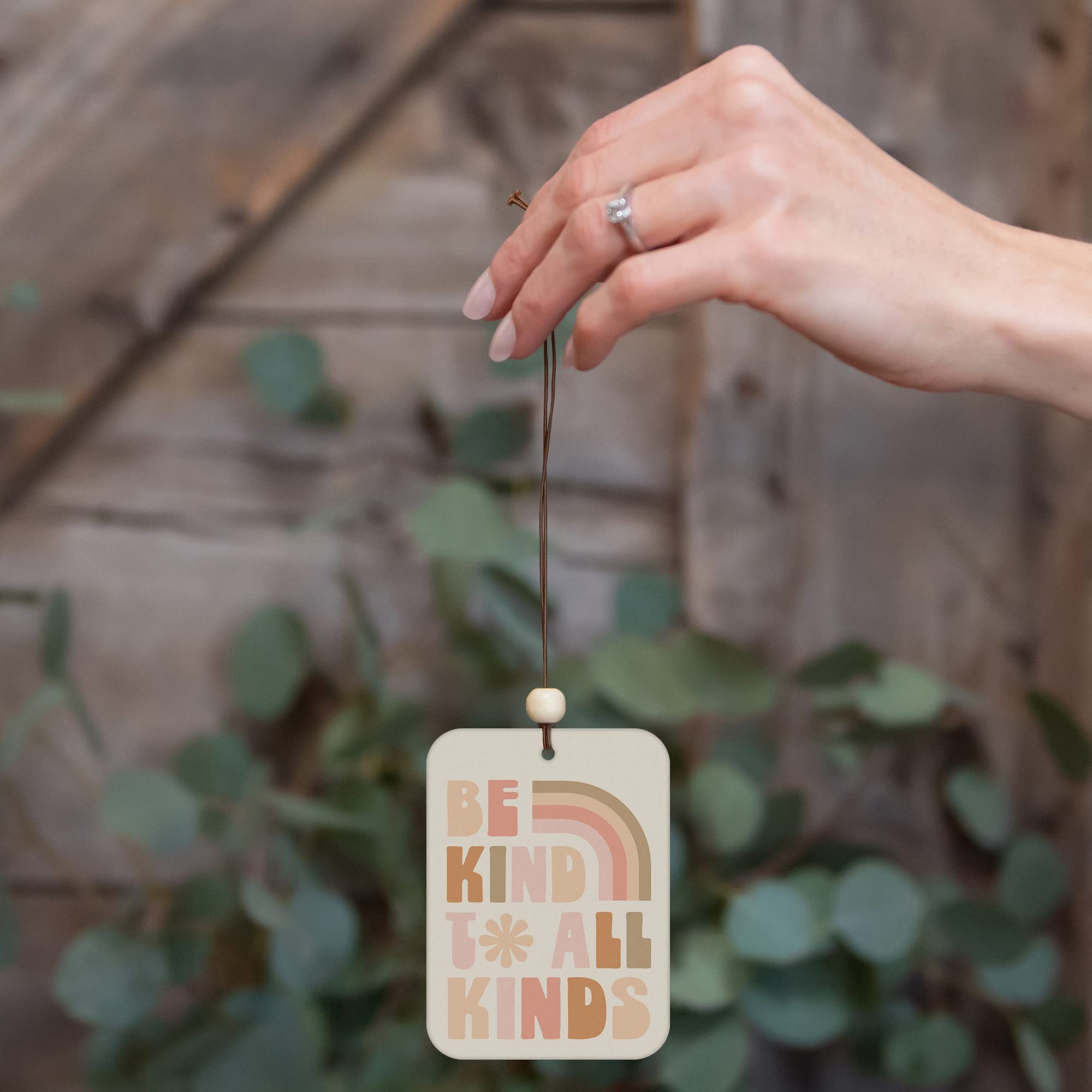 Studio Oh! Car Air Fresheners - Pack Of 2 Scented Hanging Car Odor Eliminator - Unique Design With Decorative Bead - Citrus Blis