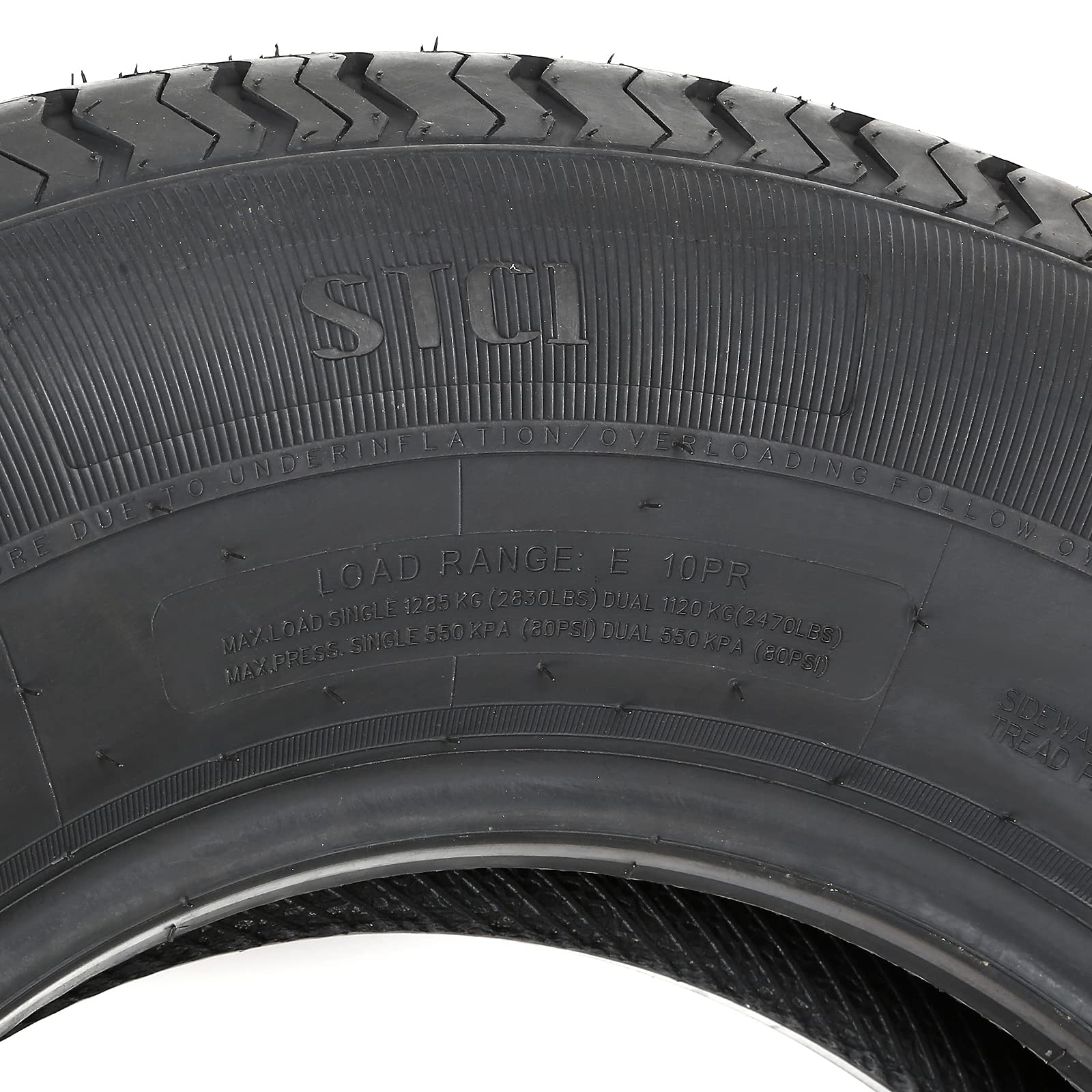 Set Of 2 Durun Premium Trailer Tires St 225/75R15 10 Ply Load Range E, 225/75/15 225 75 15 Radial 117/112N