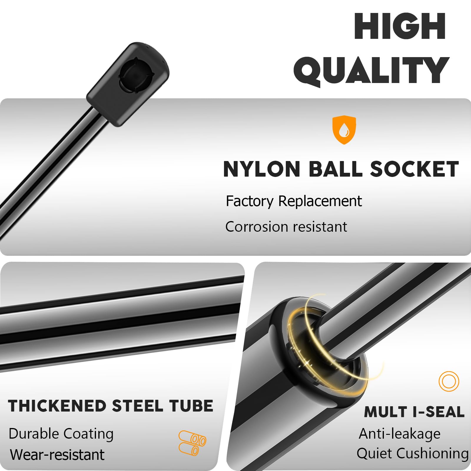 Hood Lift Supports Gas Springs Shocks Struts For 2007-2011 Toyota Camry 6333