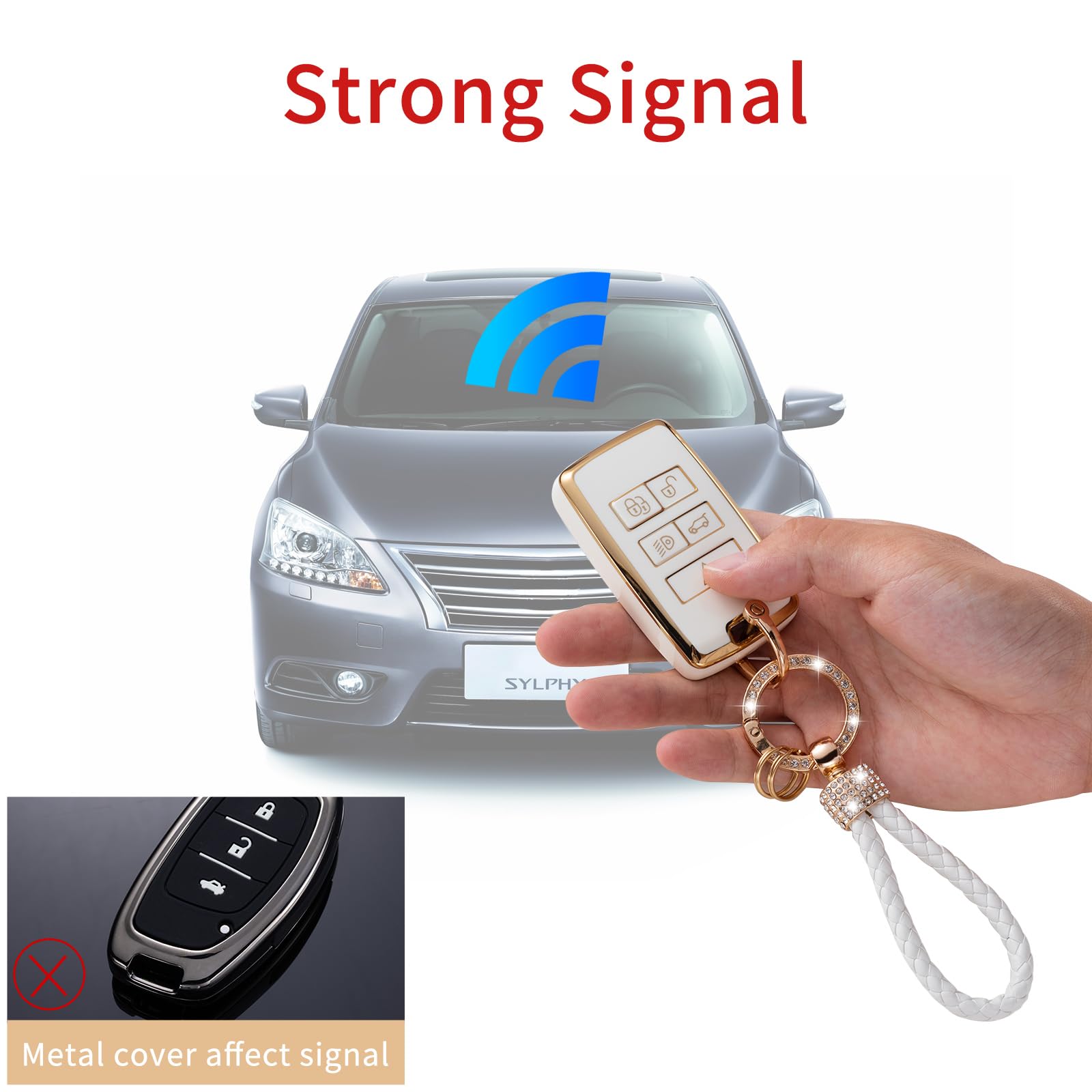 Gematay For Land Rover Key Fob Cover Compatible With Evoque Velar Sport Discovery Freelander2 Lr4 Land Rover Sport Jaguar Xf Xj