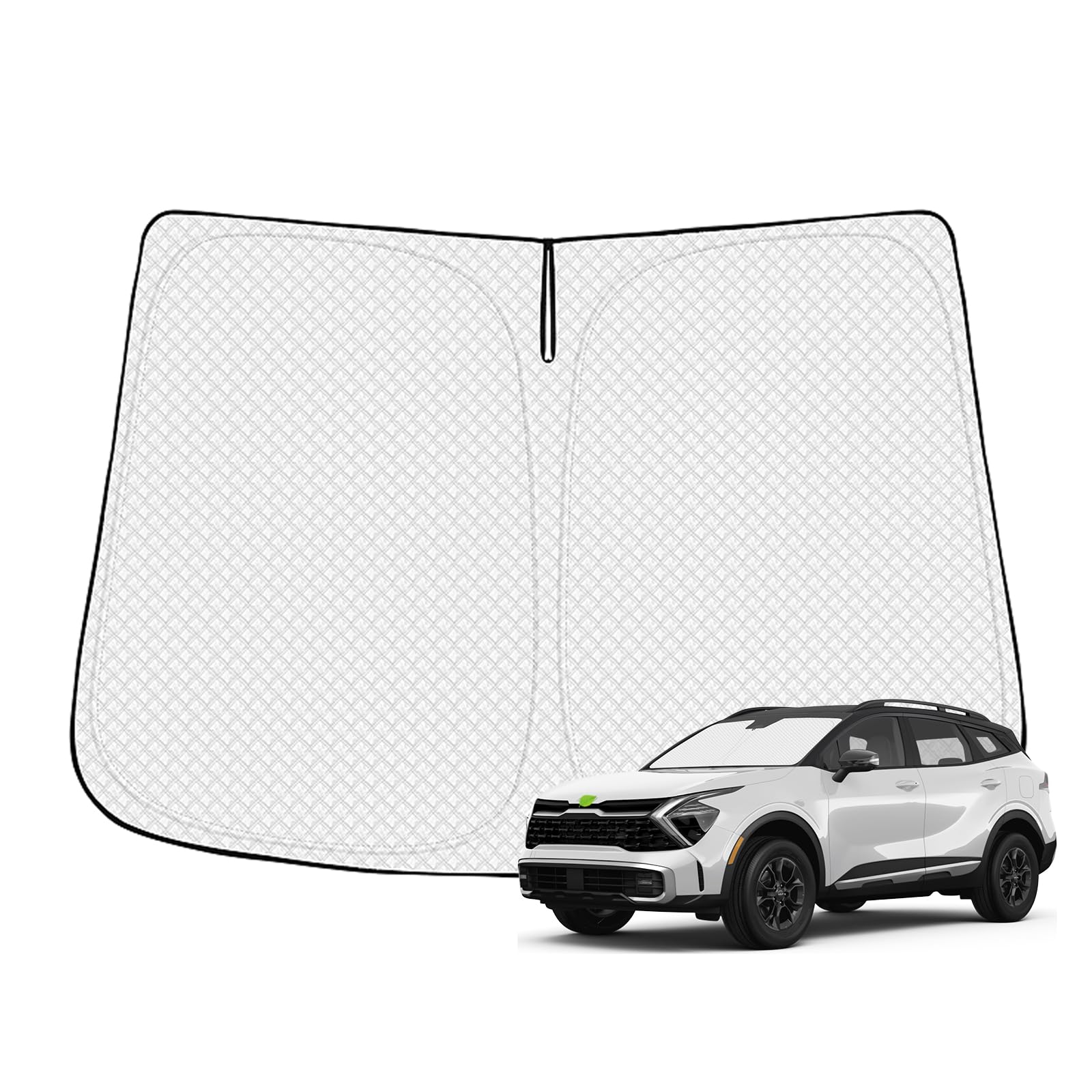 Canvcle Windshield Sun Shade For 2023-2025 Kia Sportage Nq5 Accessories Thicken 6-Layer Front Window Sunshade Cover Sun Visor Pr