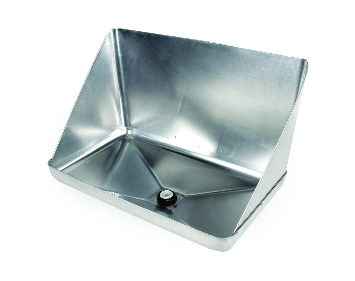 Camco 11430 Aluminum Tankless Water Heater Drain Pan With Pvc Fitting