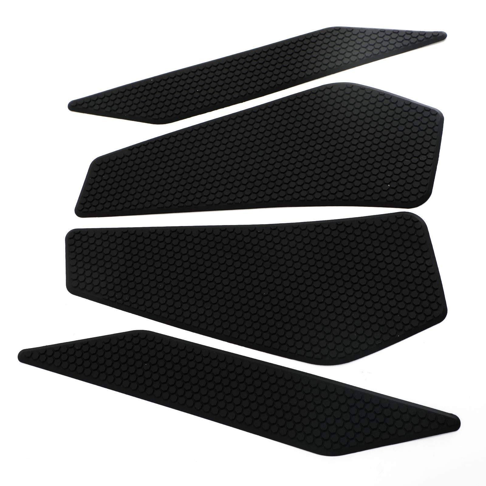 Fit for Kawasaki EX400 Ninja 400 2018 2019 2020 4x Motorcycle Rubber Gas Tank Pad Traction Side Fuel Gas Knee Grip Protector, Ga
