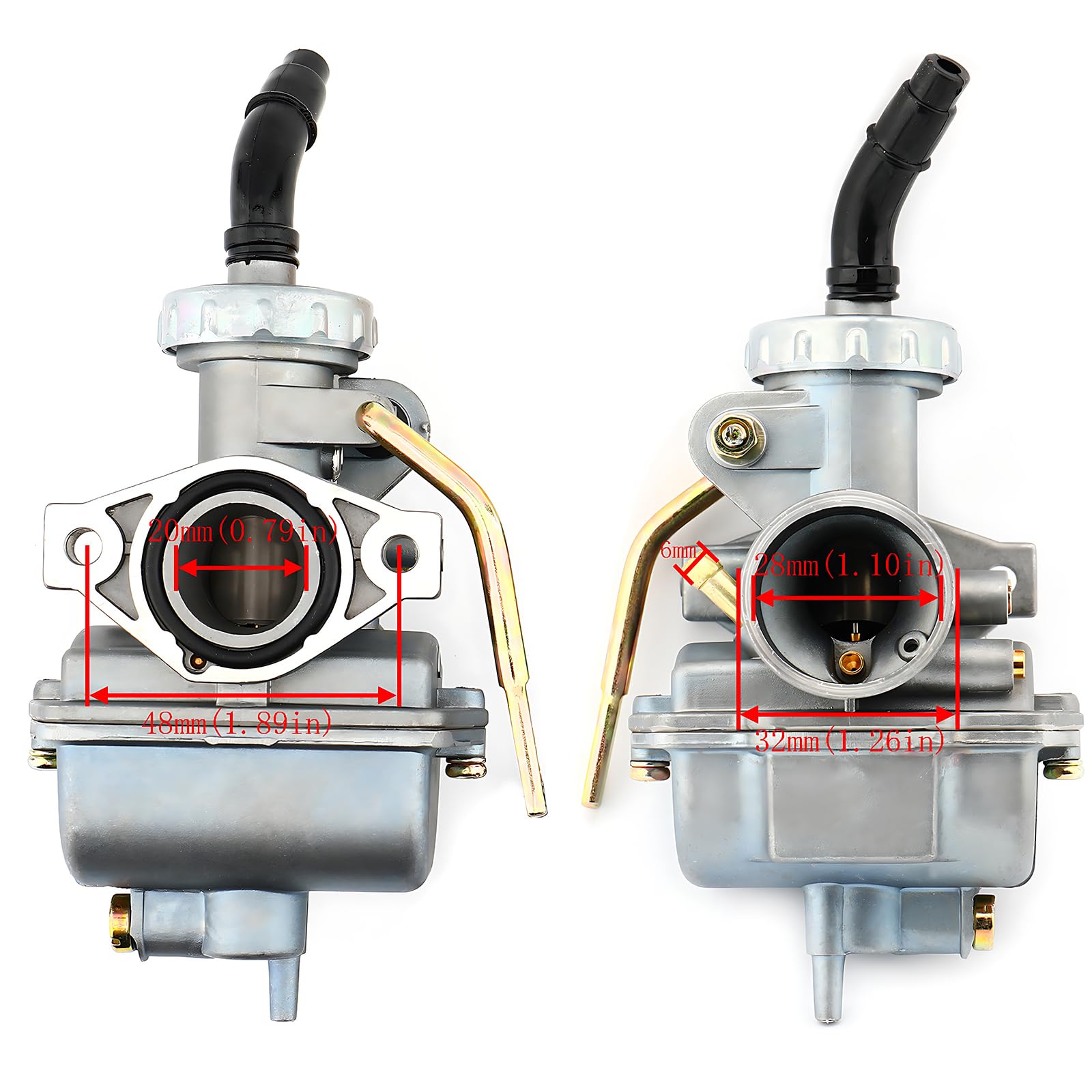Pz20 Carburetor For Sunl Taotao Nst Baja Kazuma 50Cc 70Cc 90Cc 110Cc 125Cc Crf80F Xr50R Chinese Quad 4 Stroke Atv 4 Wheeler Go K